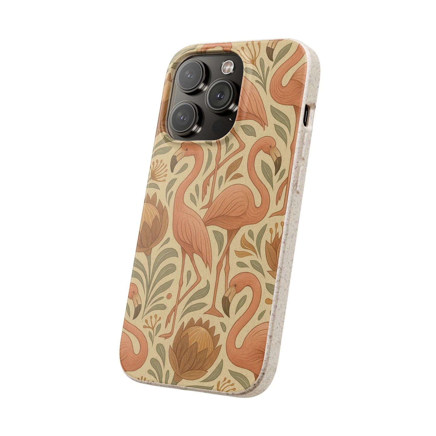 Eco-Natural Flamingo - Biodegradable Case