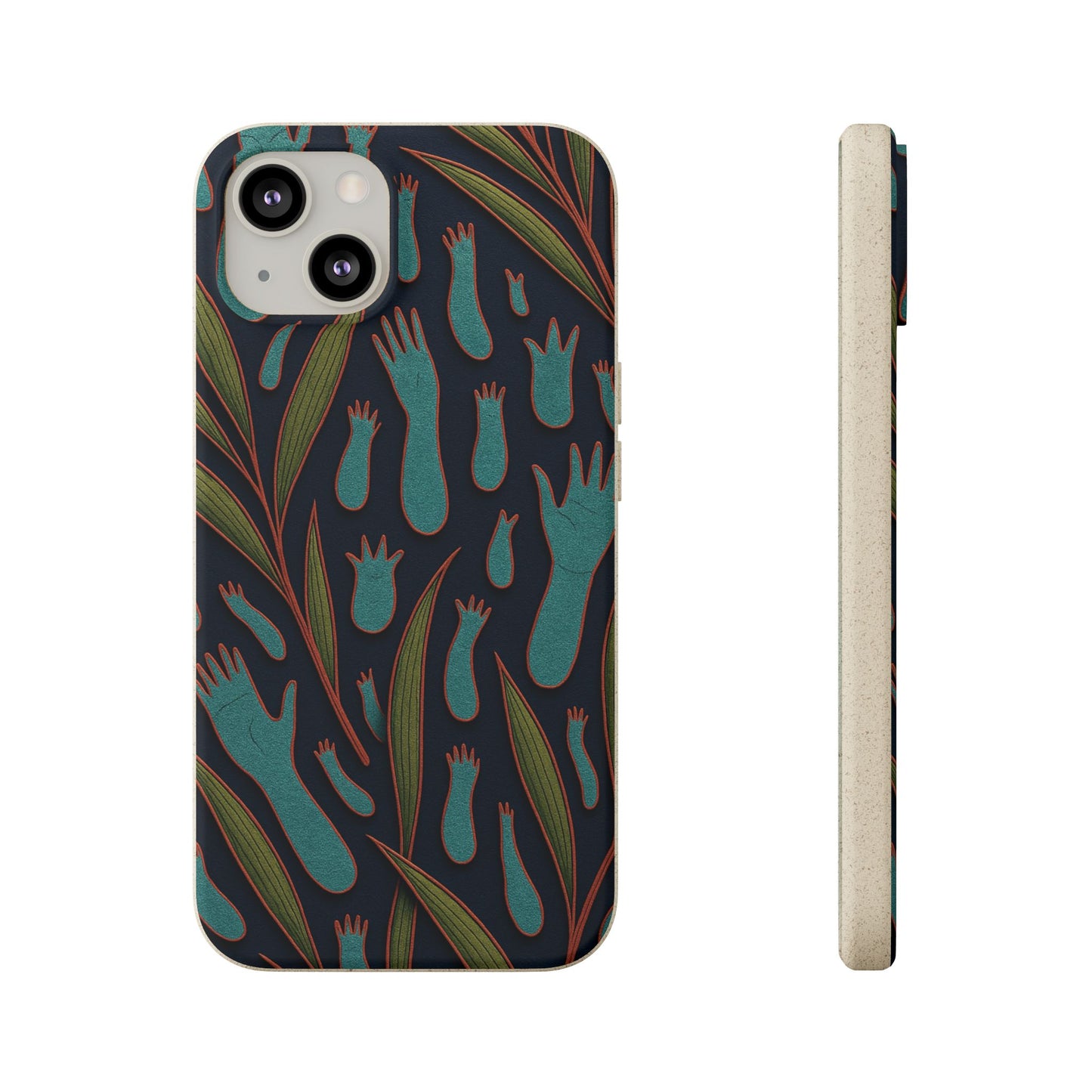 Handprints and Foliage - Biodegradable Case
