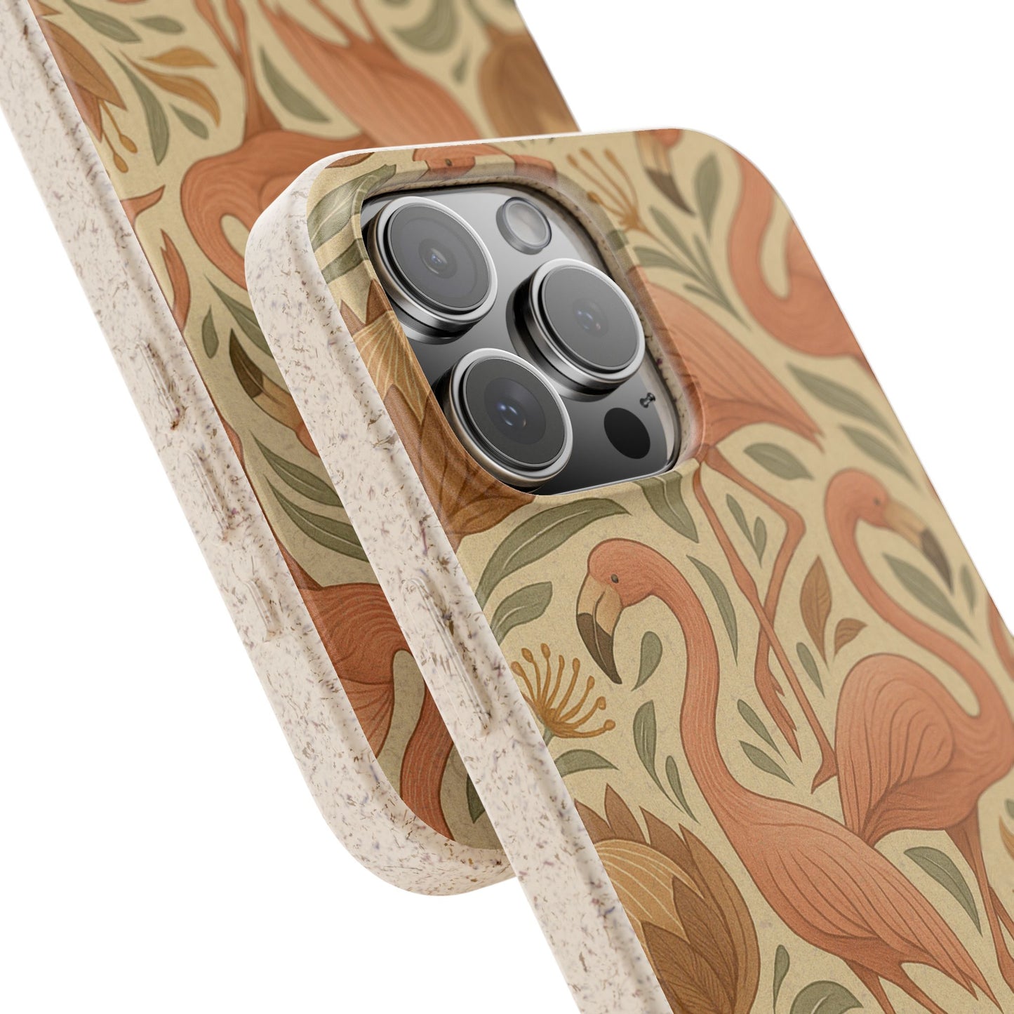 Eco-Natural Flamingo - Biodegradable Case