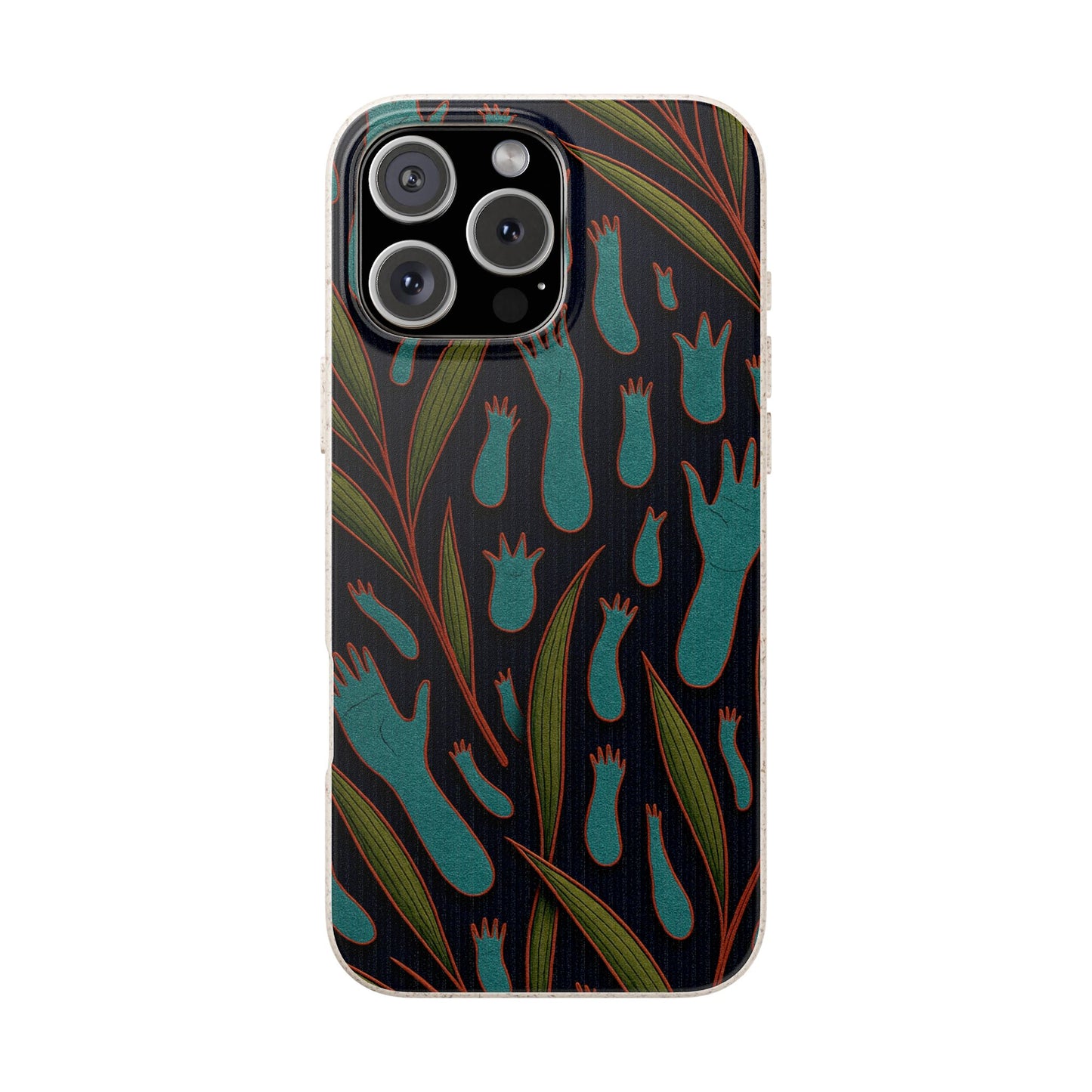 Handprints and Foliage - Biodegradable Case