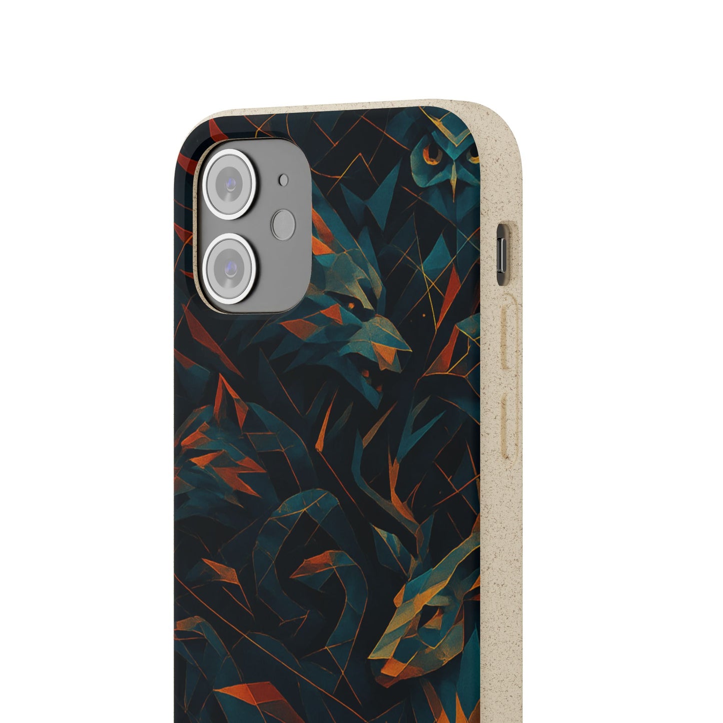 Geometric Shadow Animals - Biodegradable Case