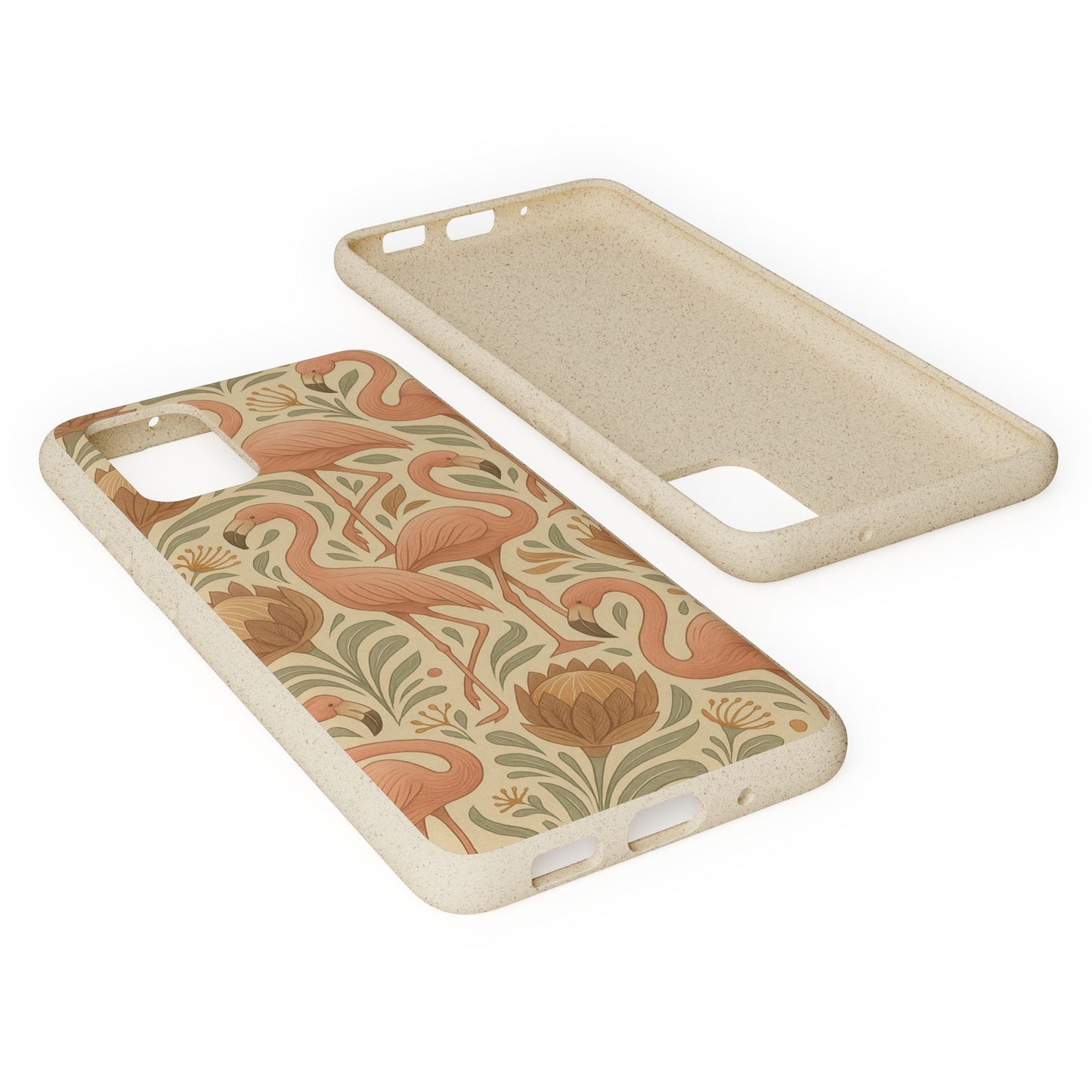 Eco-Natural Flamingo - Biodegradable Case
