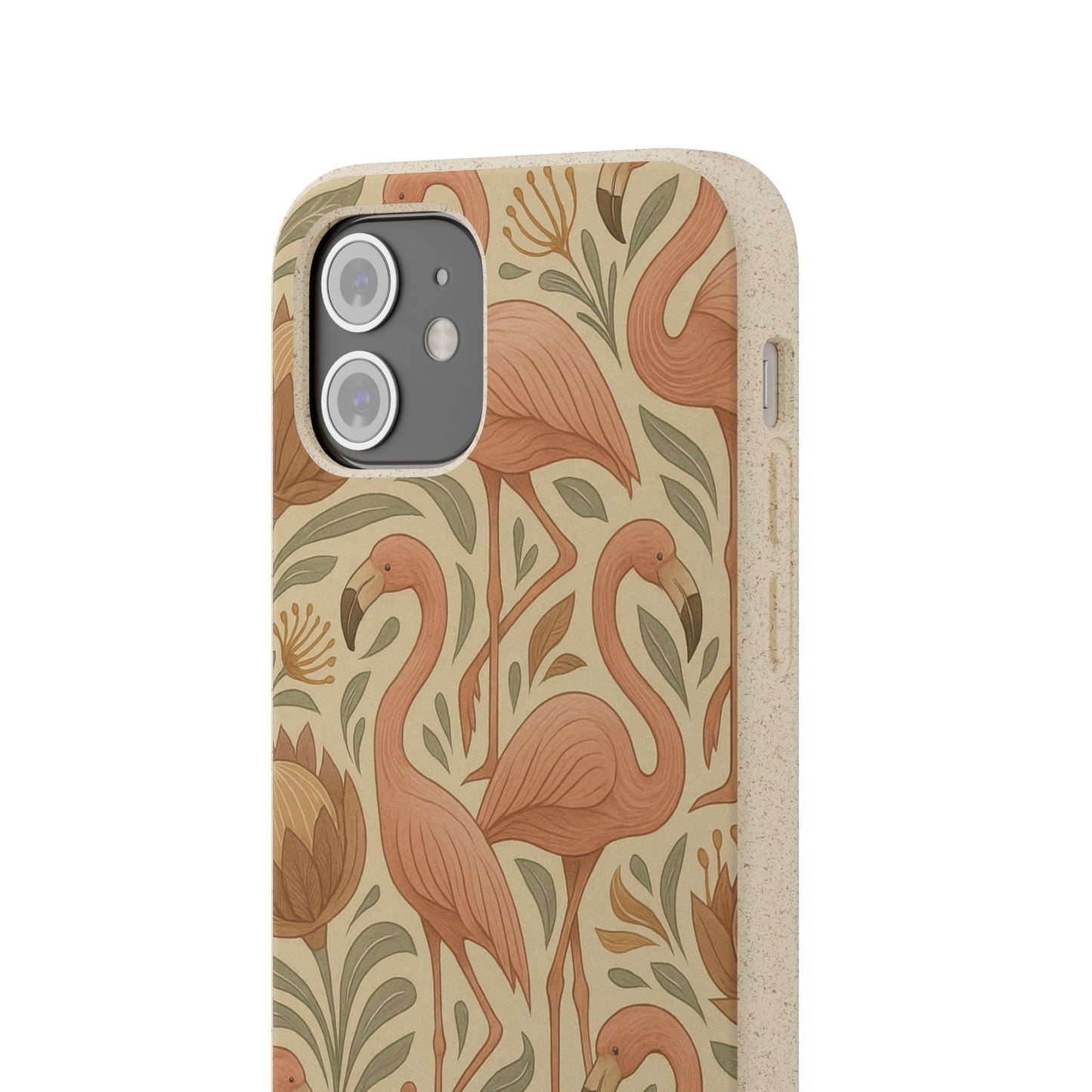 Eco-Natural Flamingo - Biodegradable Case