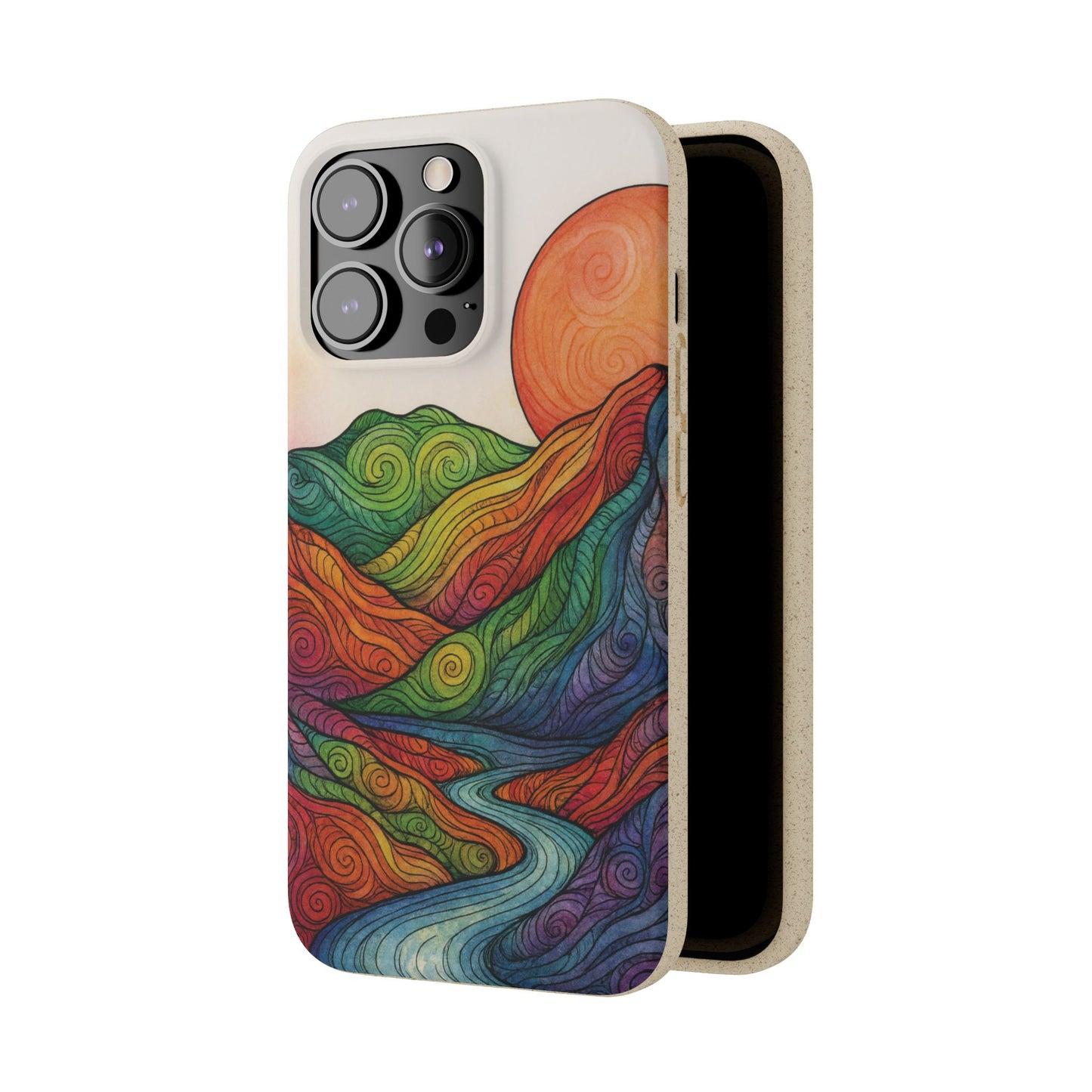 Watercolor Nature - Biodegradable Case