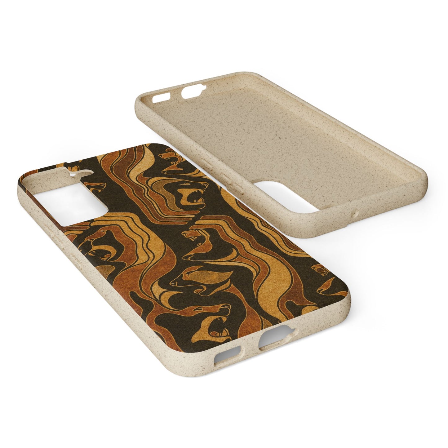 Wooden Wolves of Night - Biodegradable Case