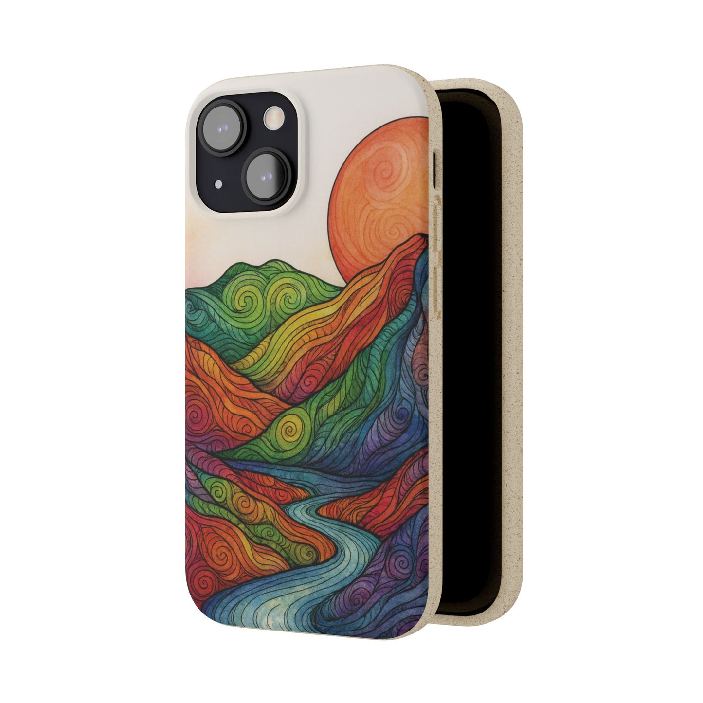 Watercolor Nature - Biodegradable Case