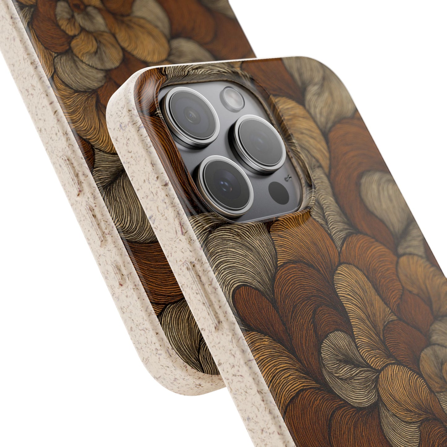 Earthy Mushroom Pedals - Biodegradable Case