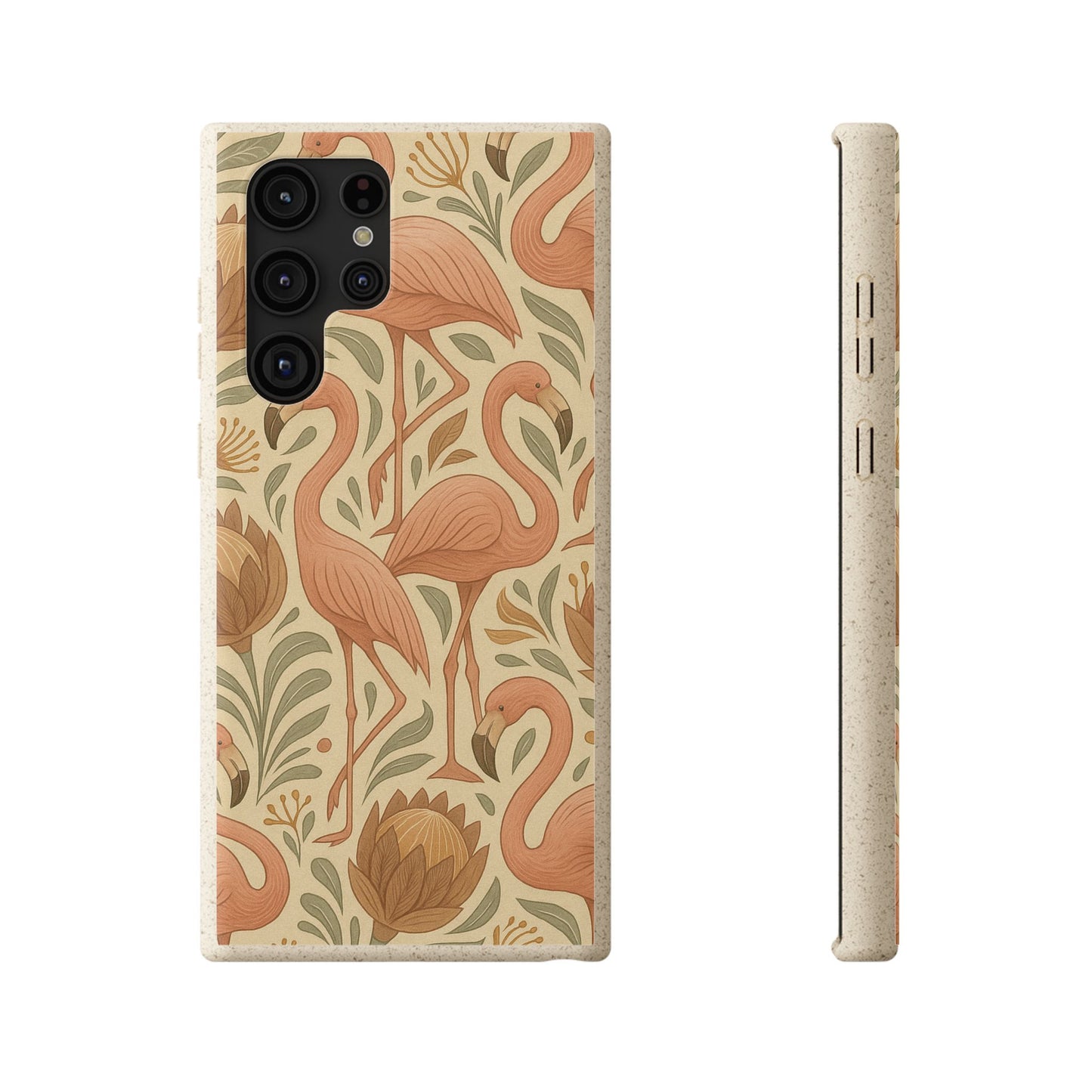 Eco-Natural Flamingo - Biodegradable Case