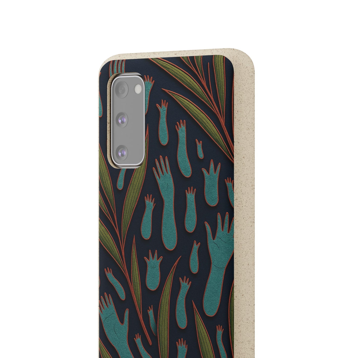 Handprints and Foliage - Biodegradable Case