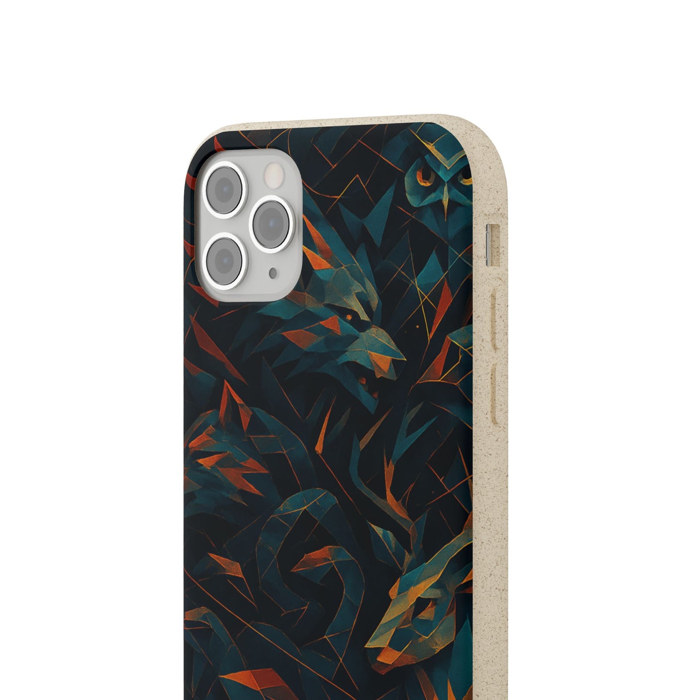 Geometric Shadow Animals - Biodegradable Case