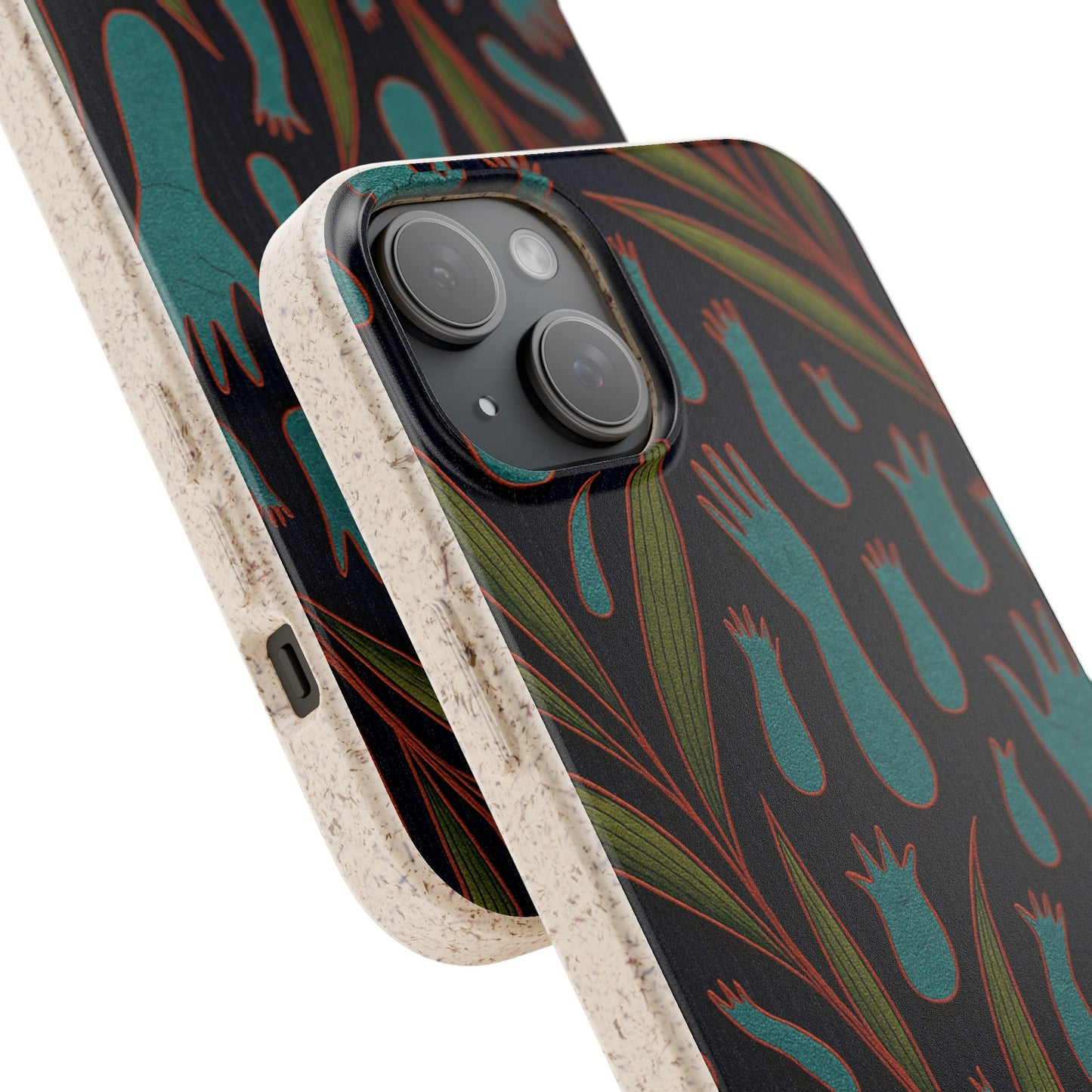 Handprints and Foliage - Biodegradable Case