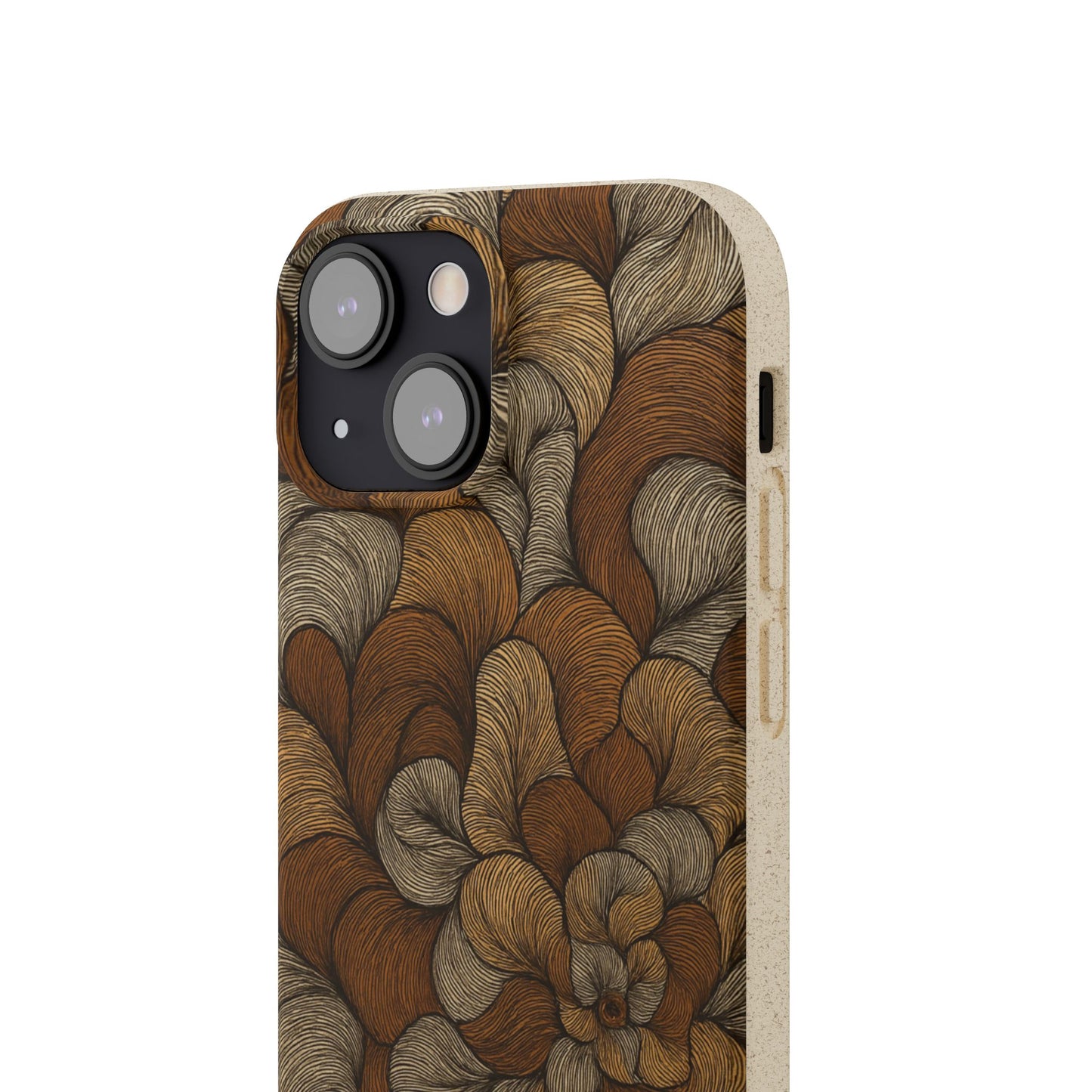 Earthy Mushroom Pedals - Biodegradable Case