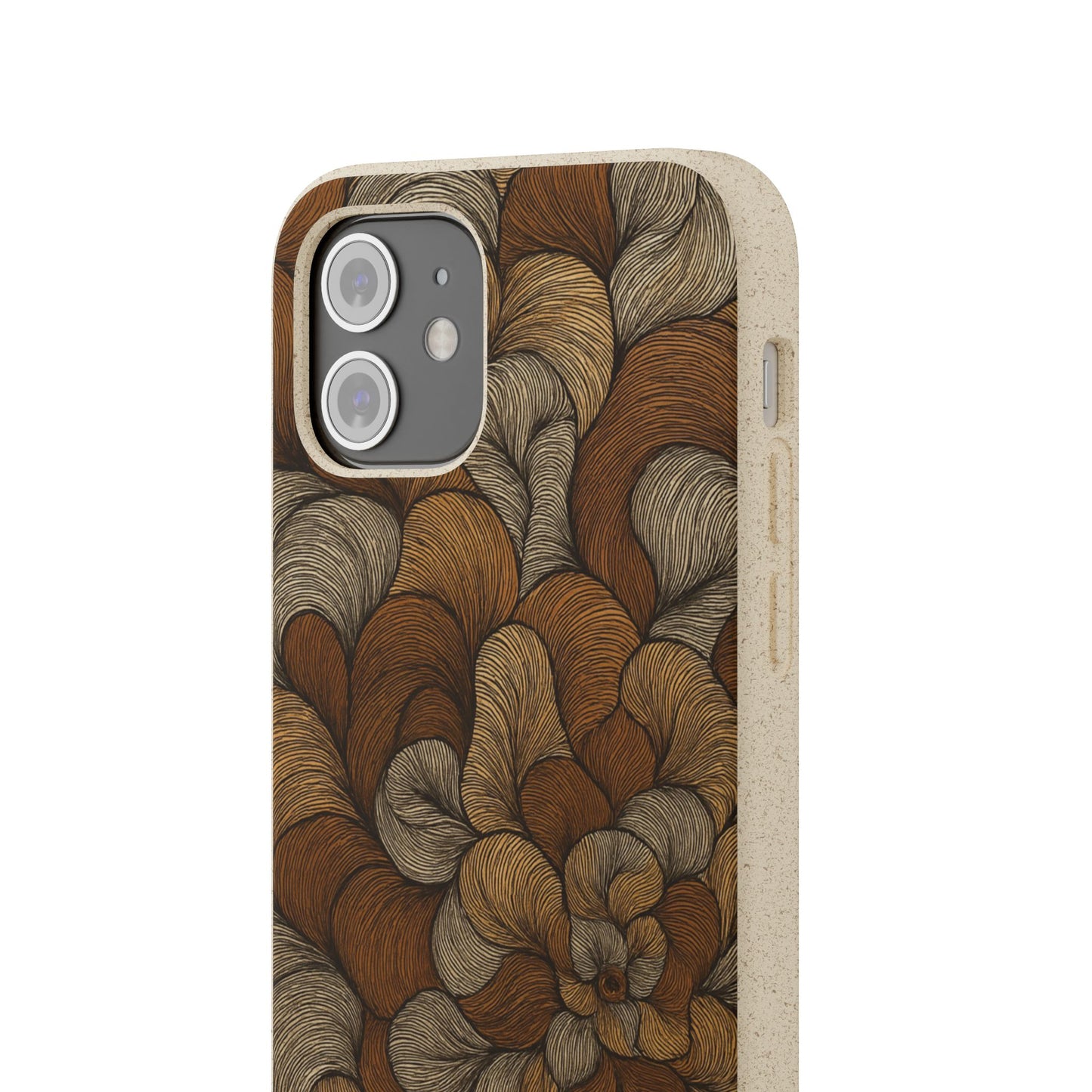 Earthy Mushroom Pedals - Biodegradable Case