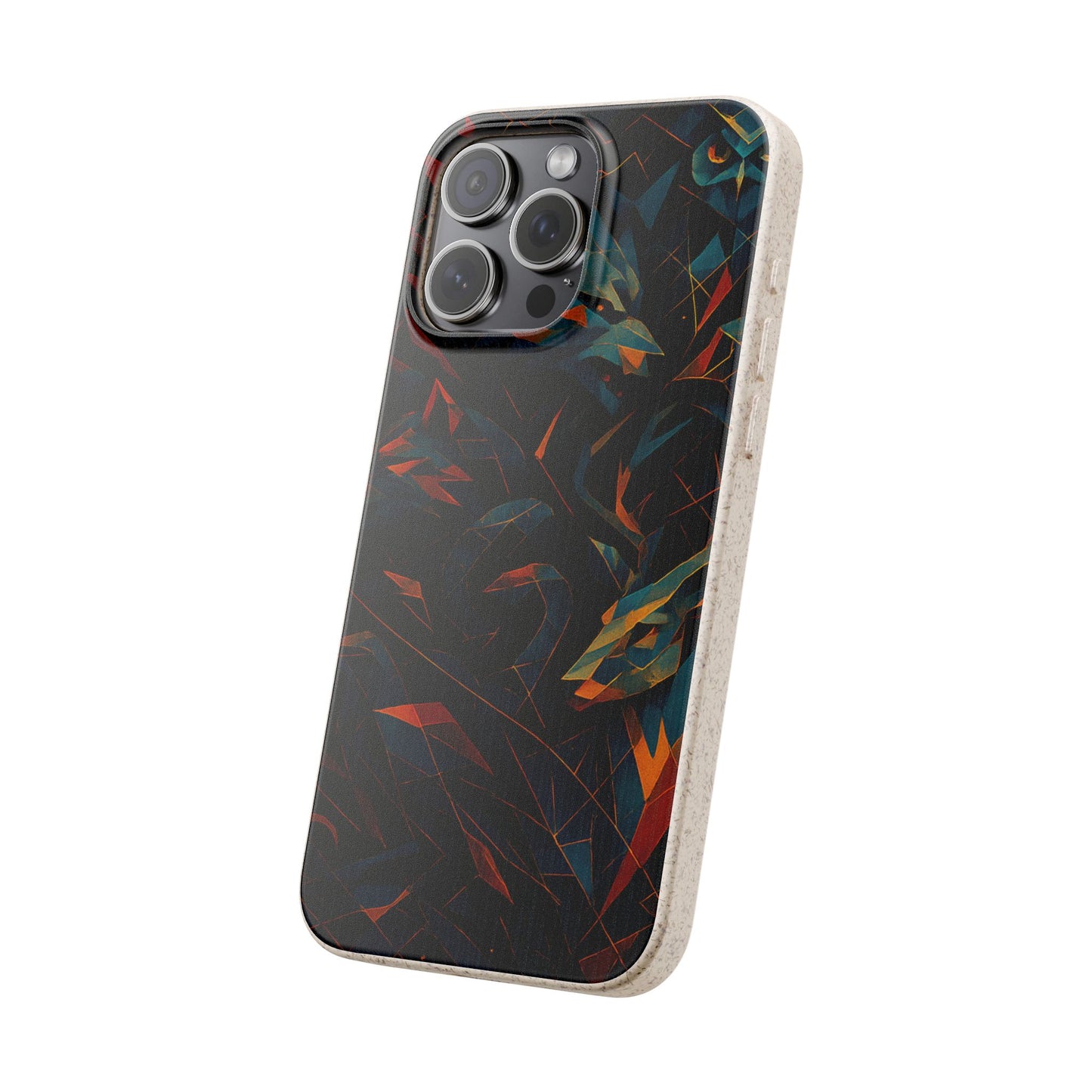 Geometric Shadow Animals - Biodegradable Case