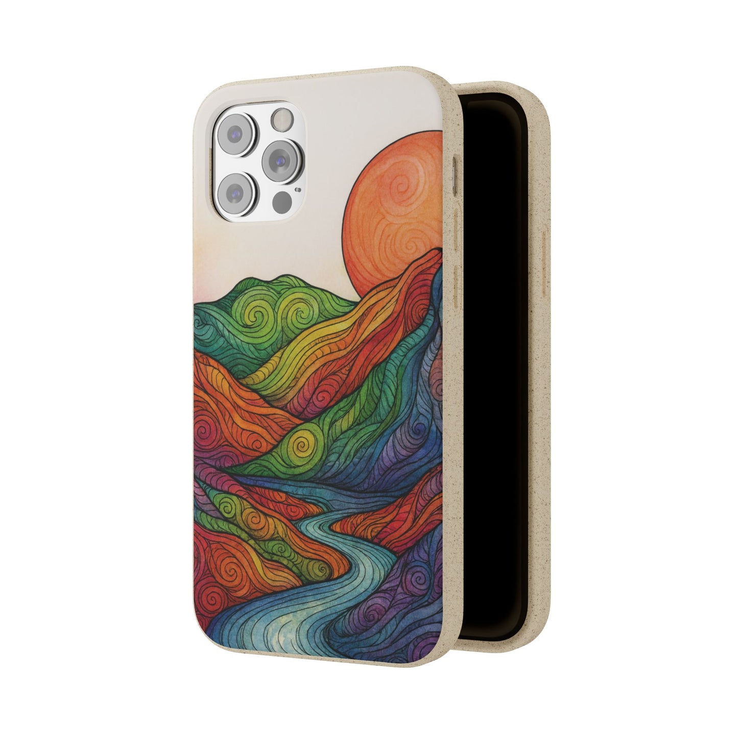 Watercolor Nature - Biodegradable Case