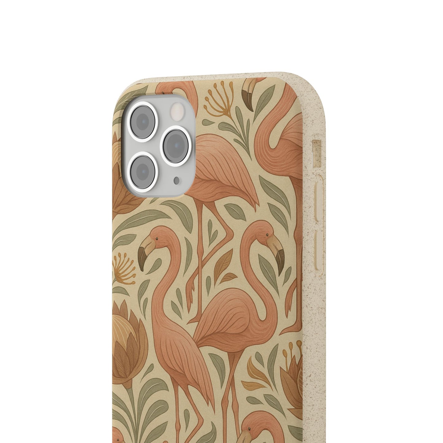 Eco-Natural Flamingo - Biodegradable Case