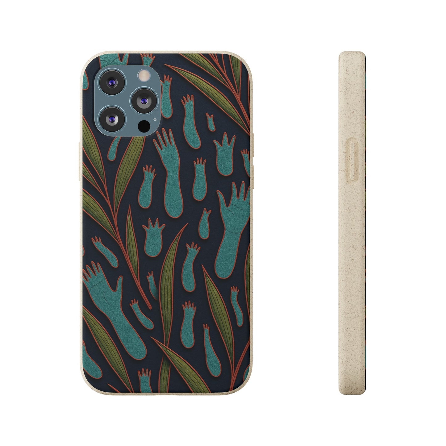 Handprints and Foliage - Biodegradable Case