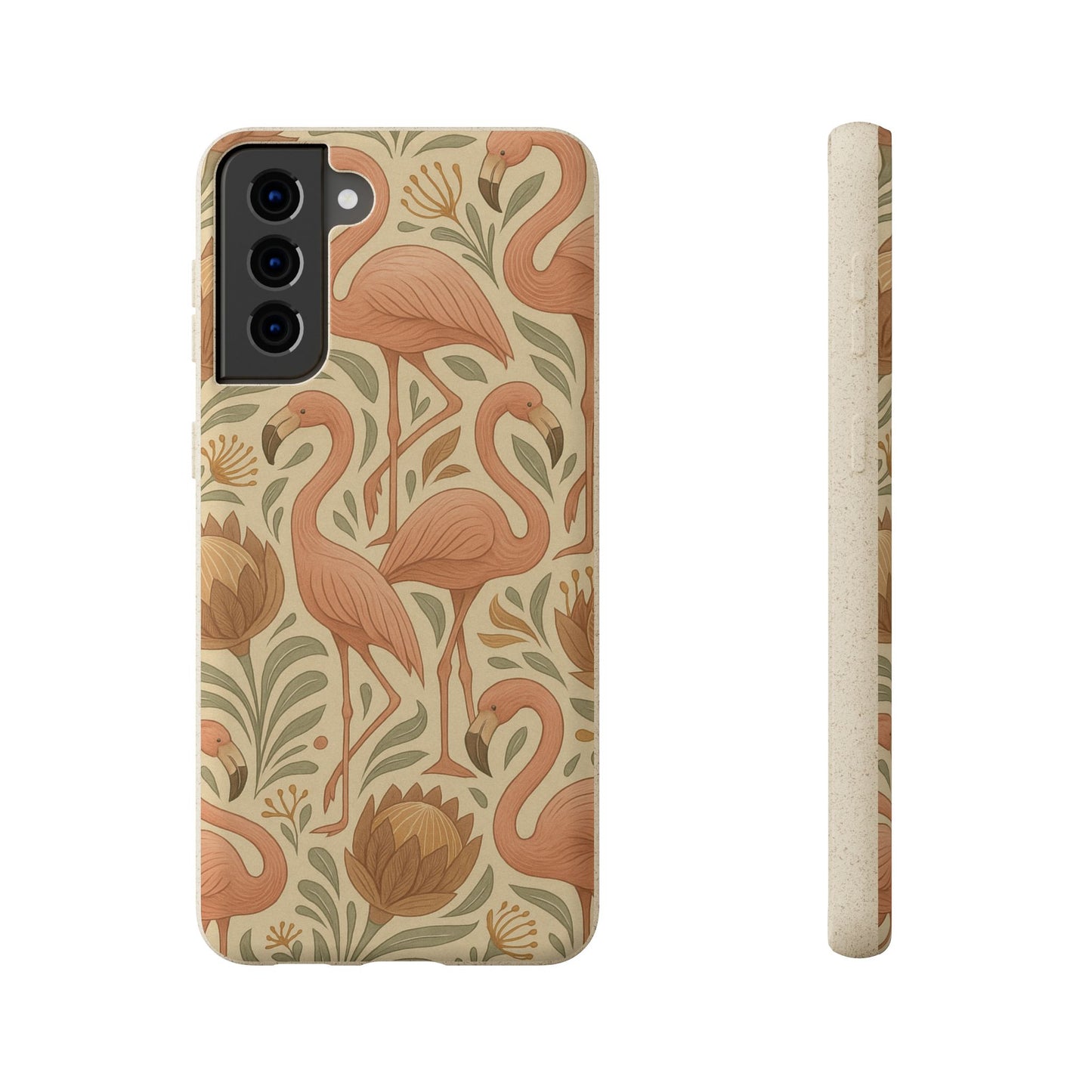 Eco-Natural Flamingo - Biodegradable Case