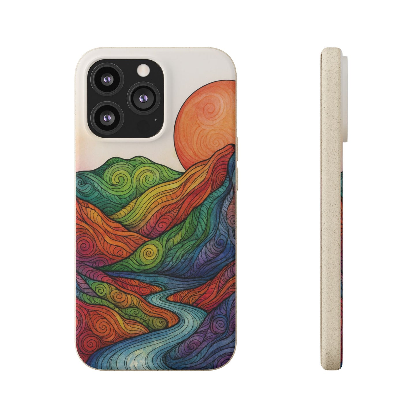 Watercolor Nature - Biodegradable Case