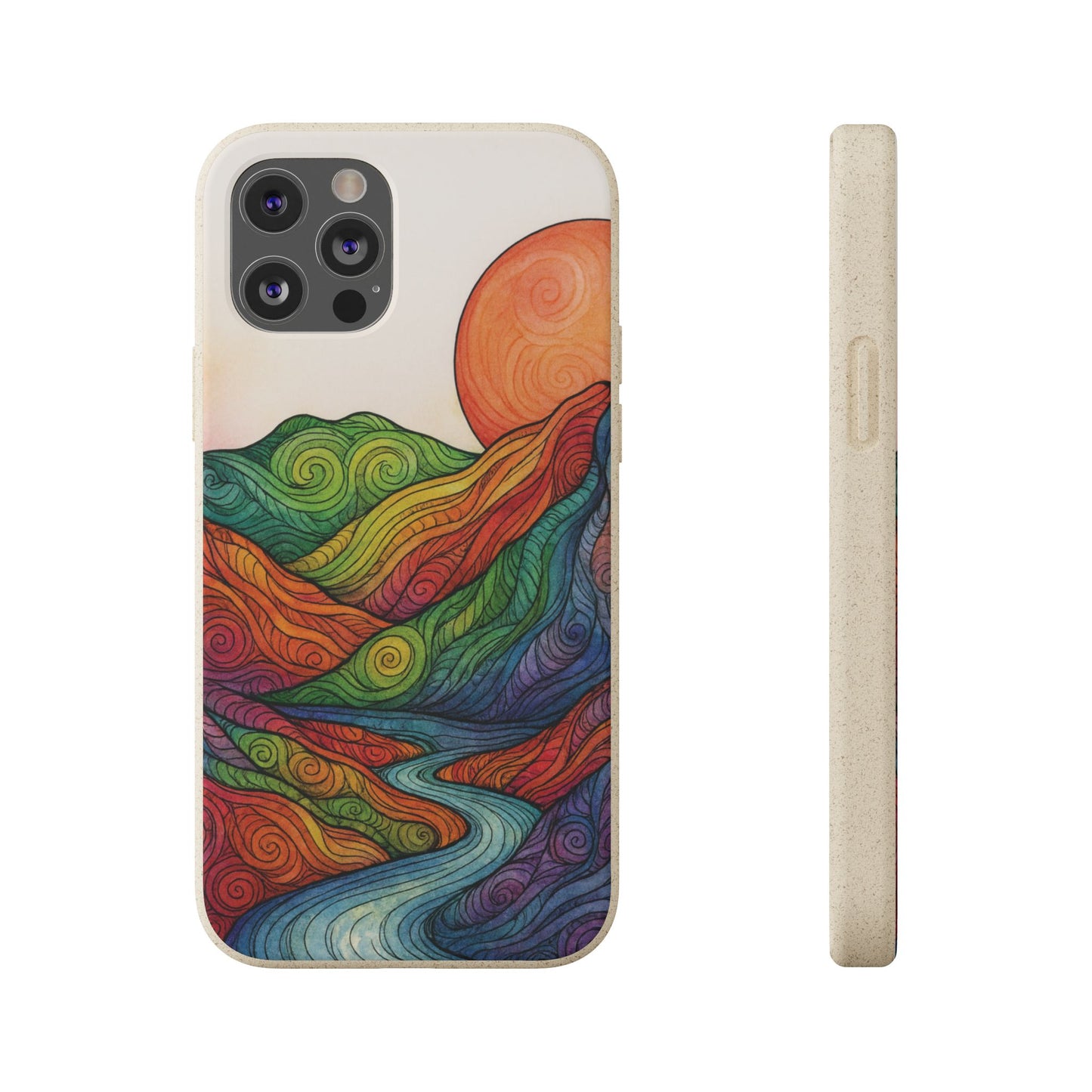Watercolor Nature - Biodegradable Case