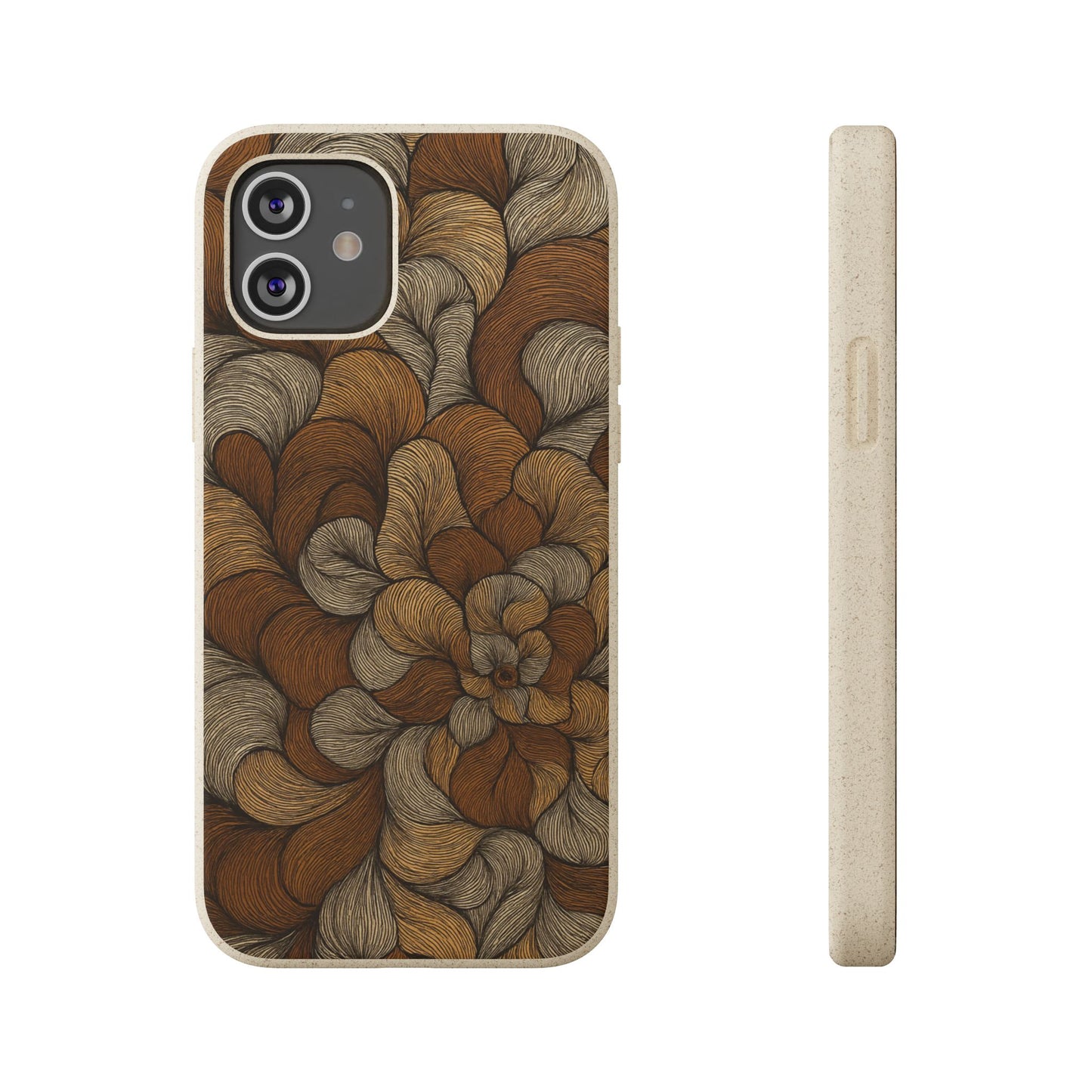 Earthy Mushroom Pedals - Biodegradable Case