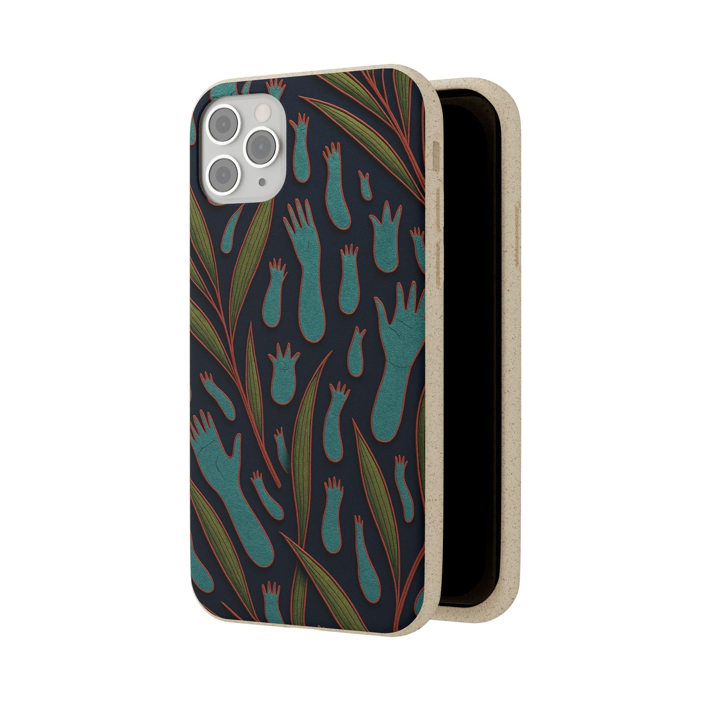 Handprints and Foliage - Biodegradable Case