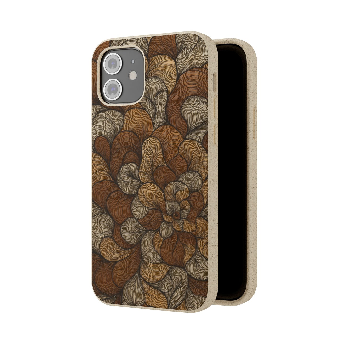 Earthy Mushroom Pedals - Biodegradable Case