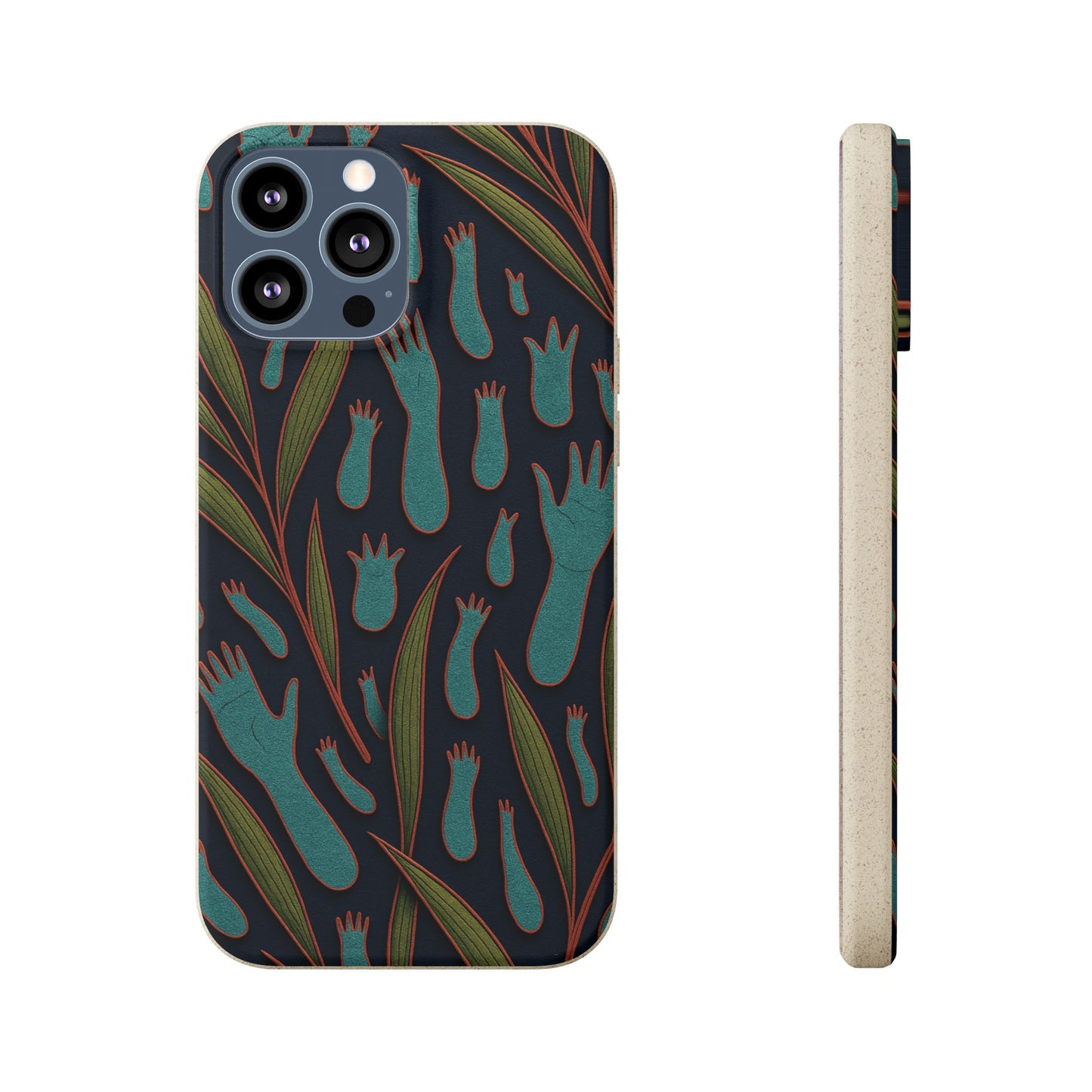 Handprints and Foliage - Biodegradable Case