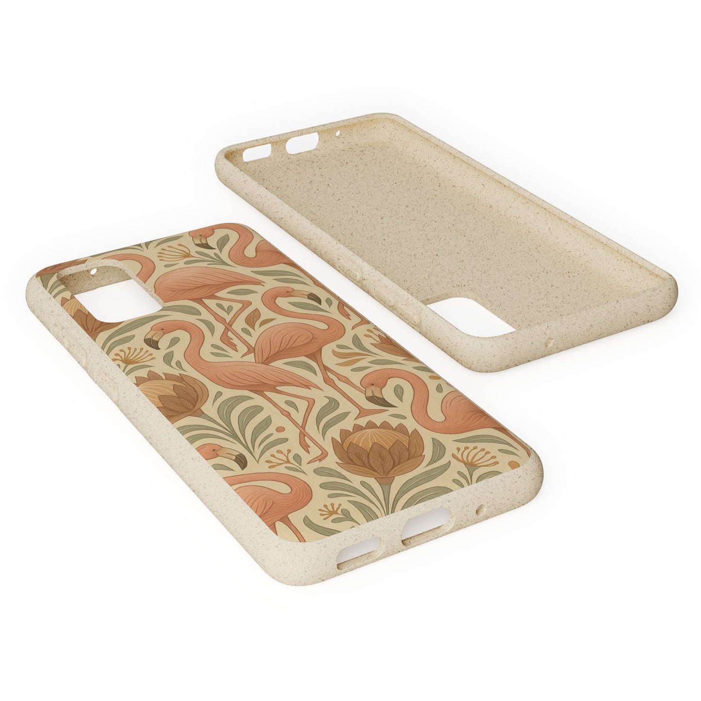 Eco-Natural Flamingo - Biodegradable Case