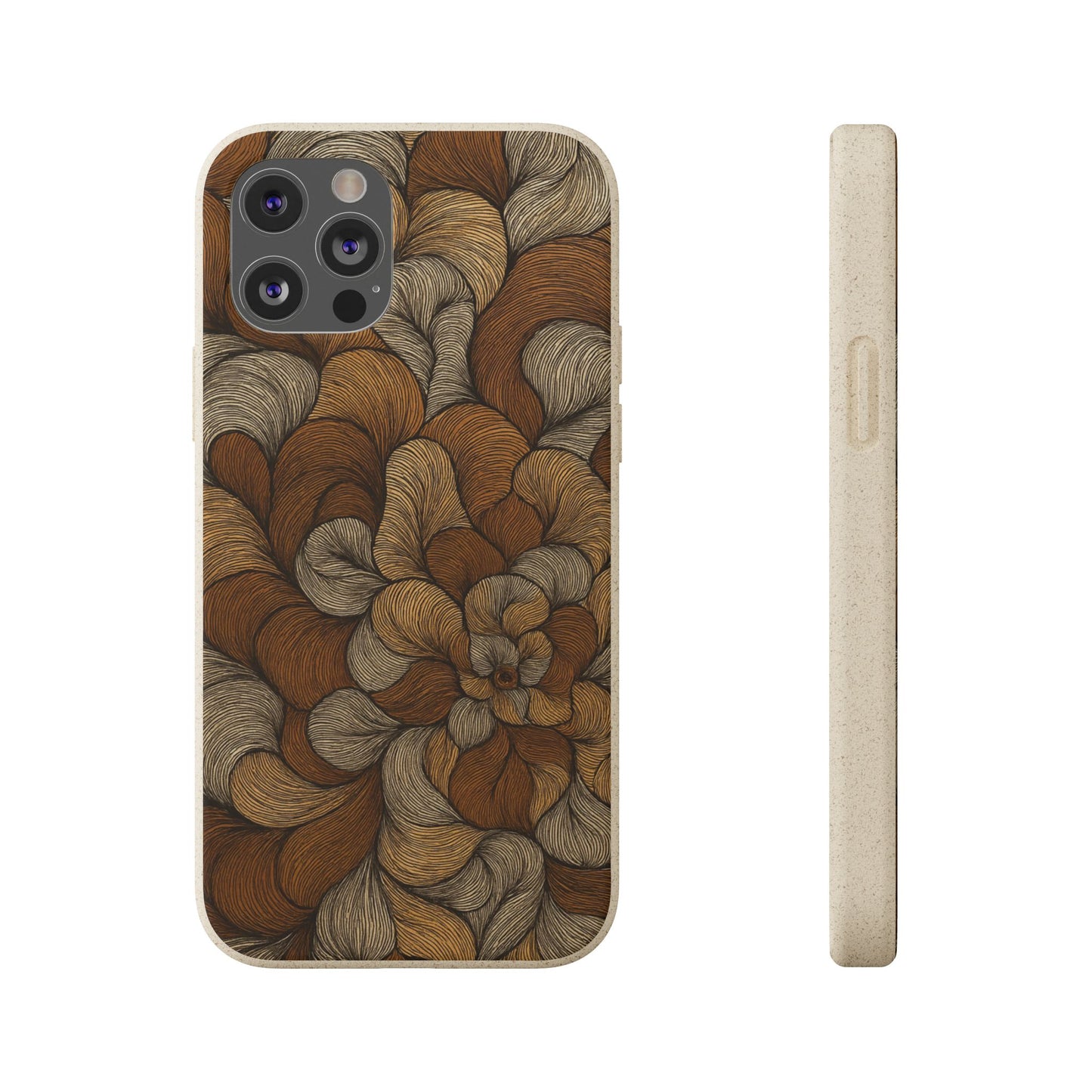 Earthy Mushroom Pedals - Biodegradable Case