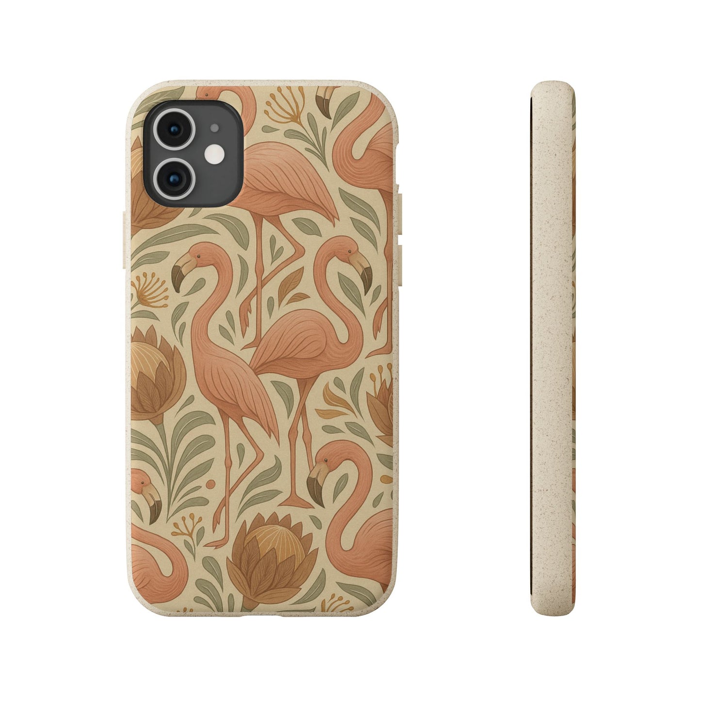 Eco-Natural Flamingo - Biodegradable Case