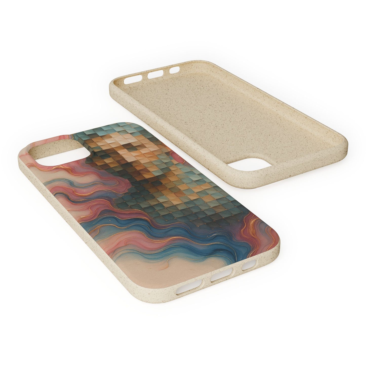 Mosaic Dreams & Liquid Flow - Biodegradable Case