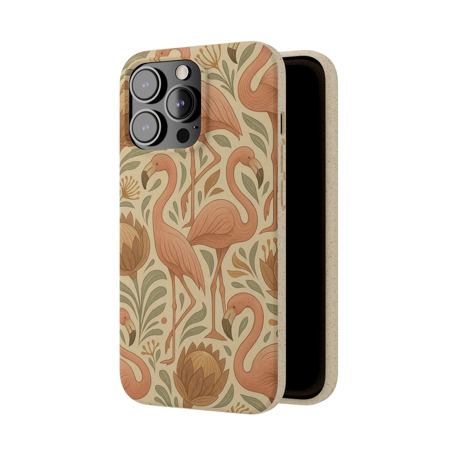 Eco-Natural Flamingo - Biodegradable Case