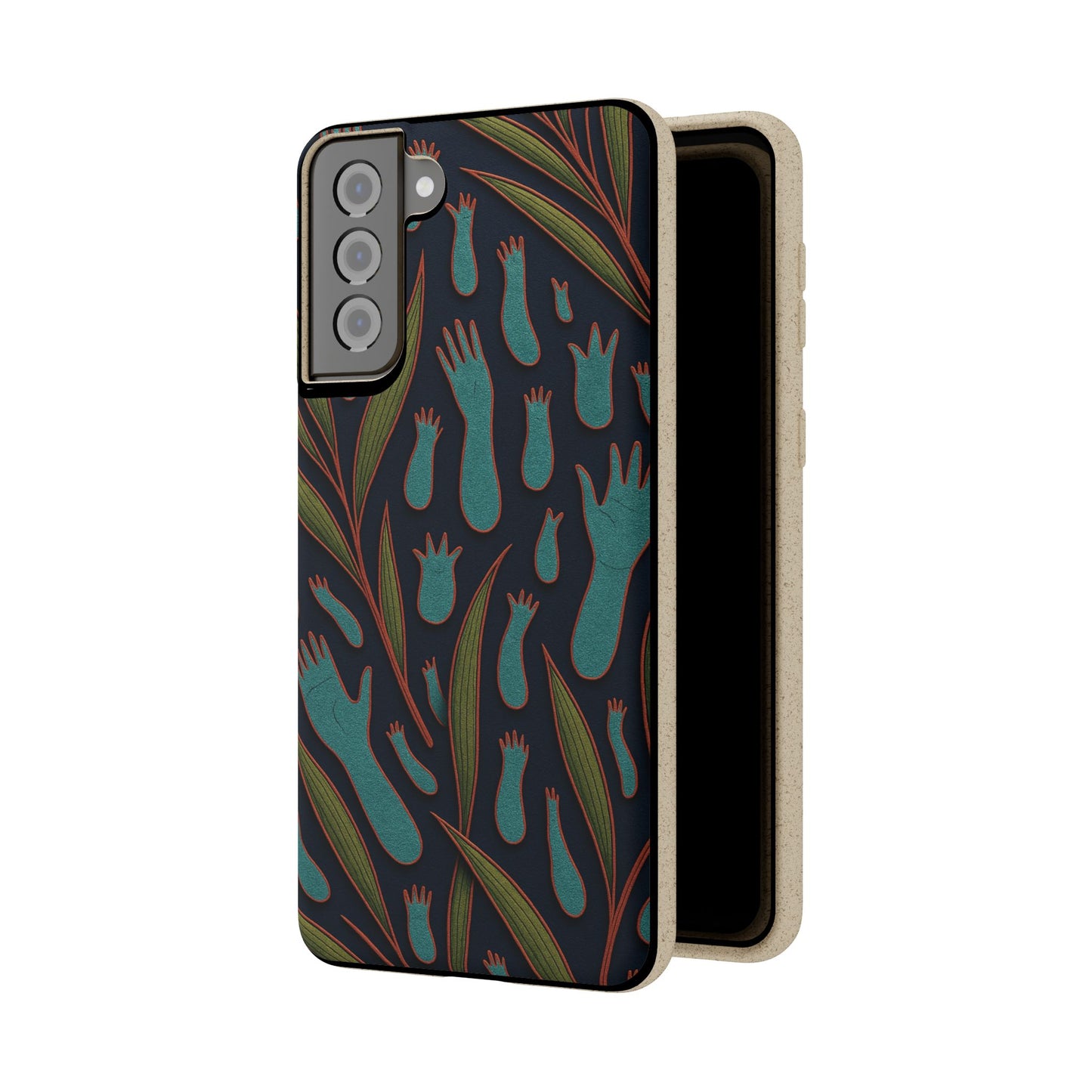 Handprints and Foliage - Biodegradable Case