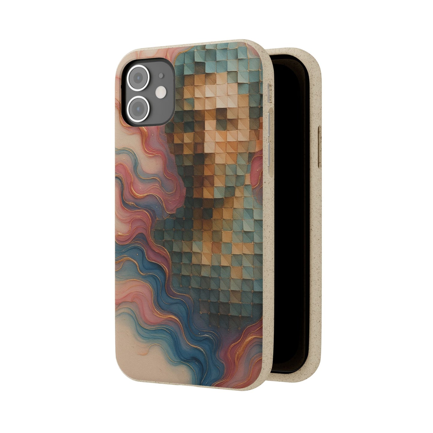 Mosaic Dreams & Liquid Flow - Biodegradable Case