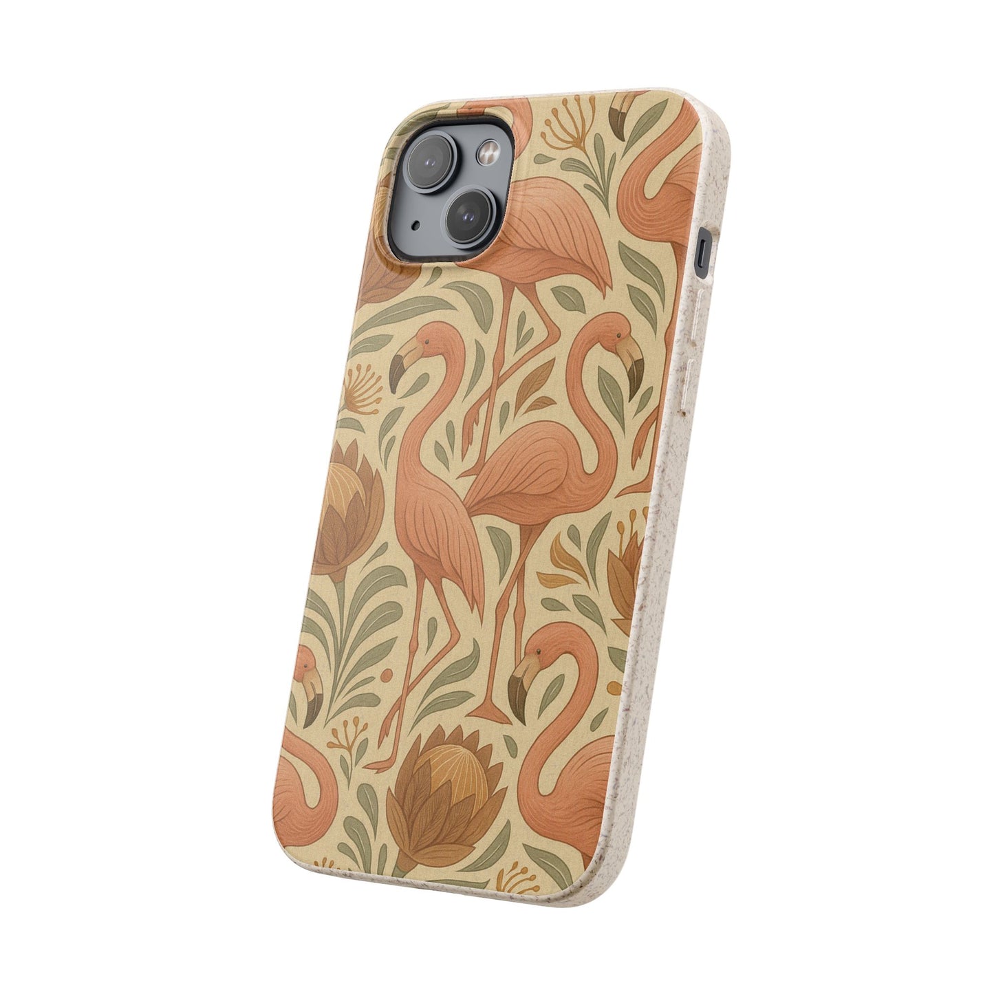 Eco-Natural Flamingo - Biodegradable Case