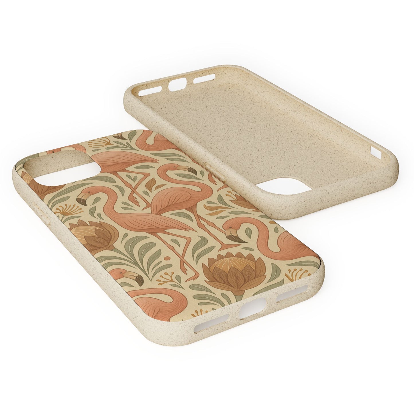 Eco-Natural Flamingo - Biodegradable Case