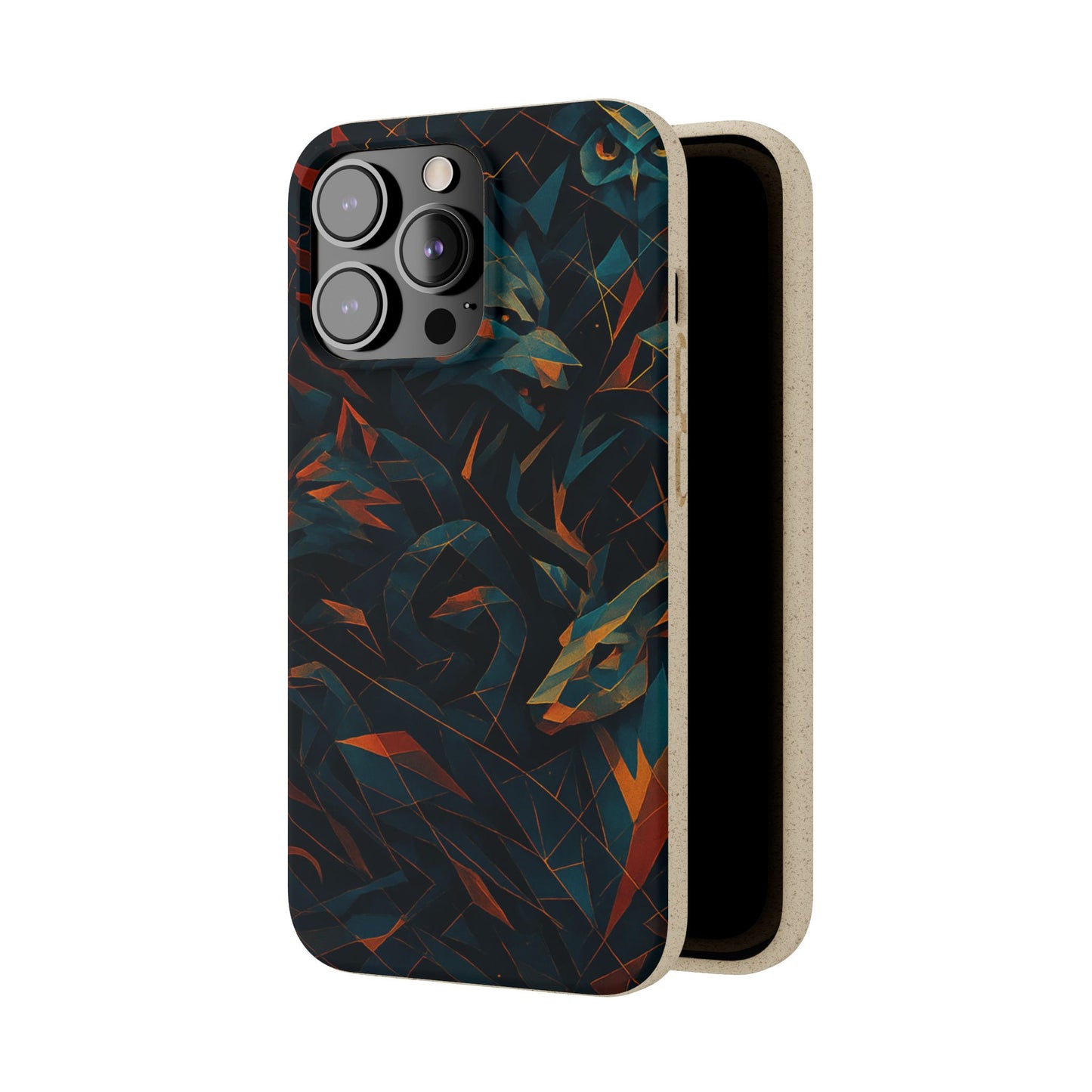 Geometric Shadow Animals - Biodegradable Case