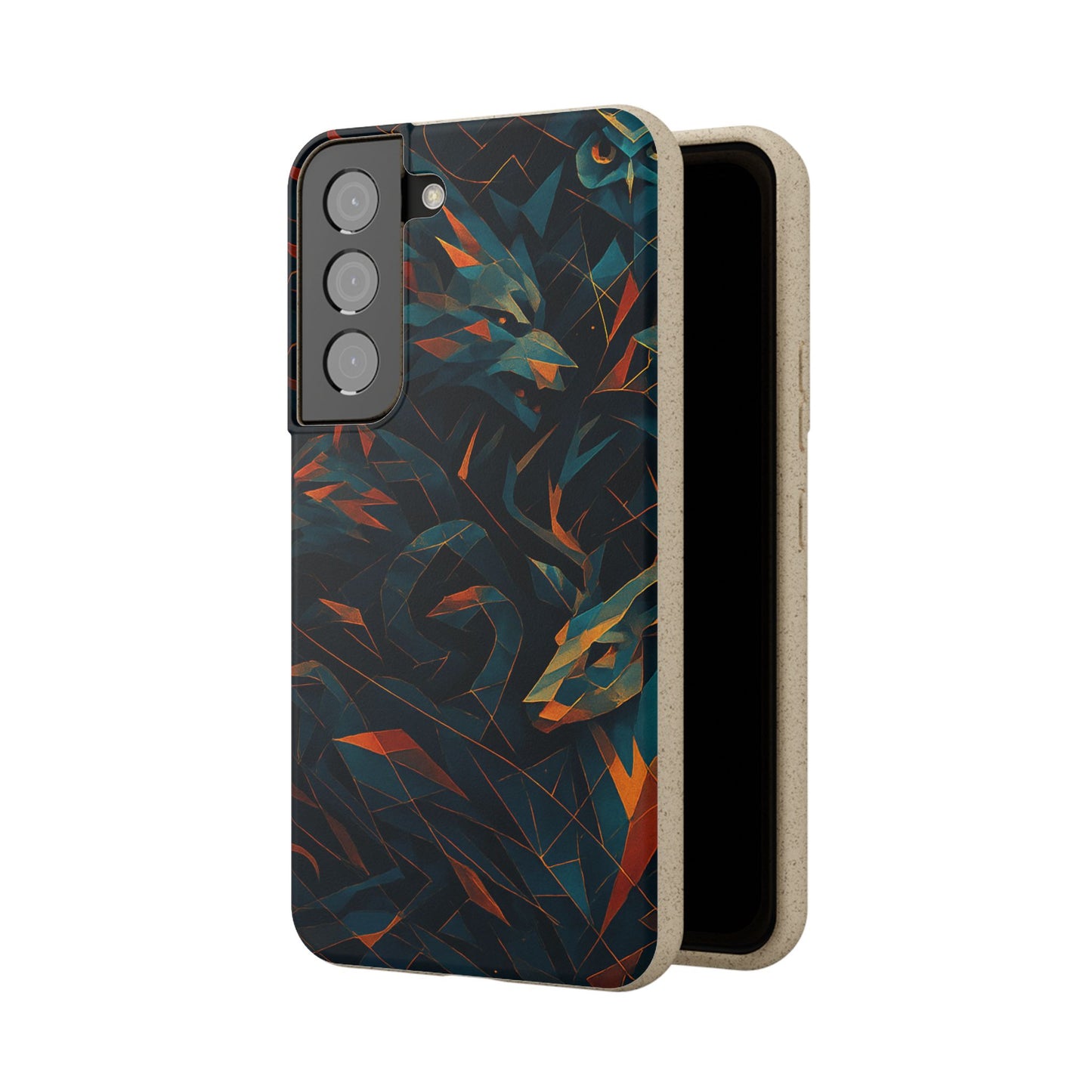 Geometric Shadow Animals - Biodegradable Case