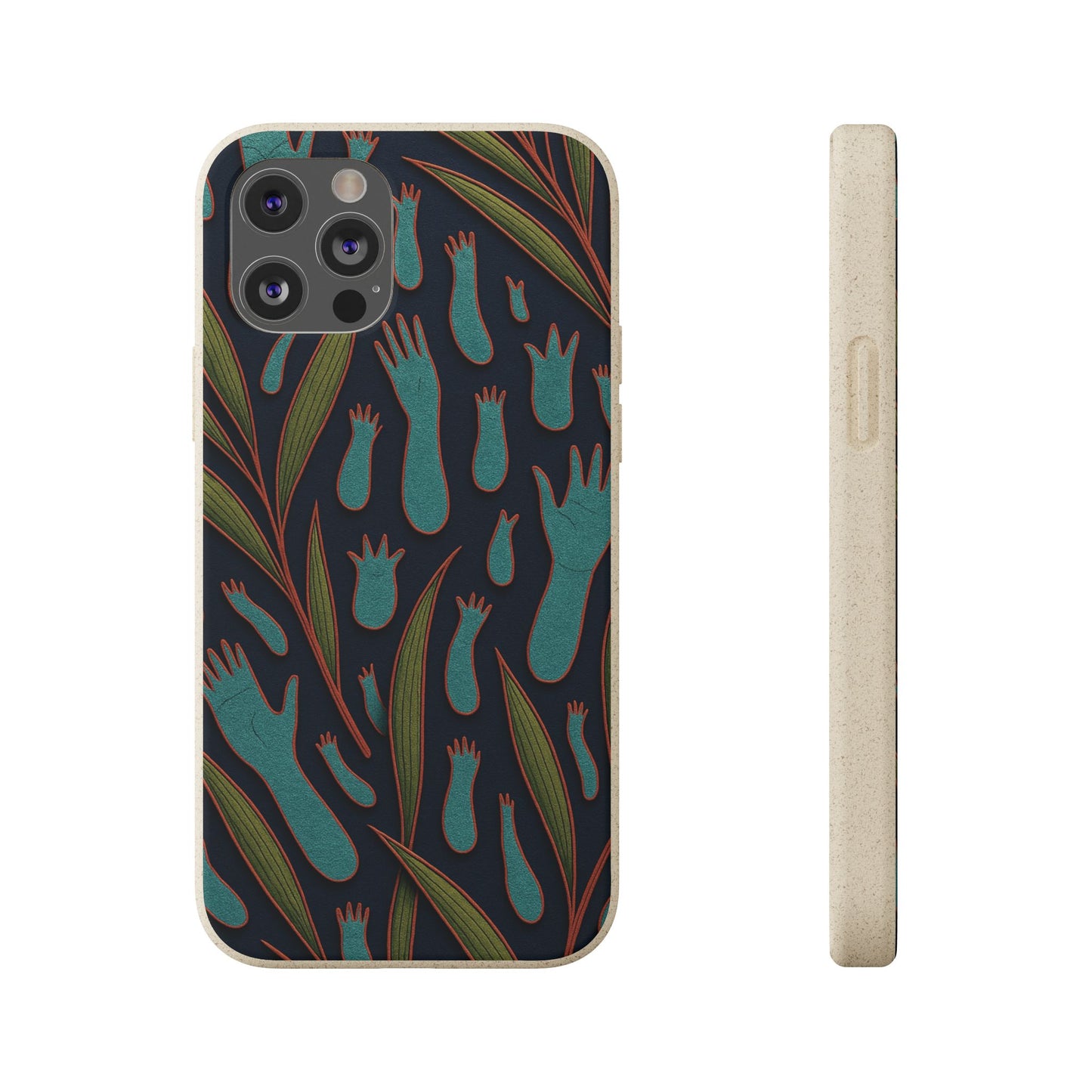 Handprints and Foliage - Biodegradable Case