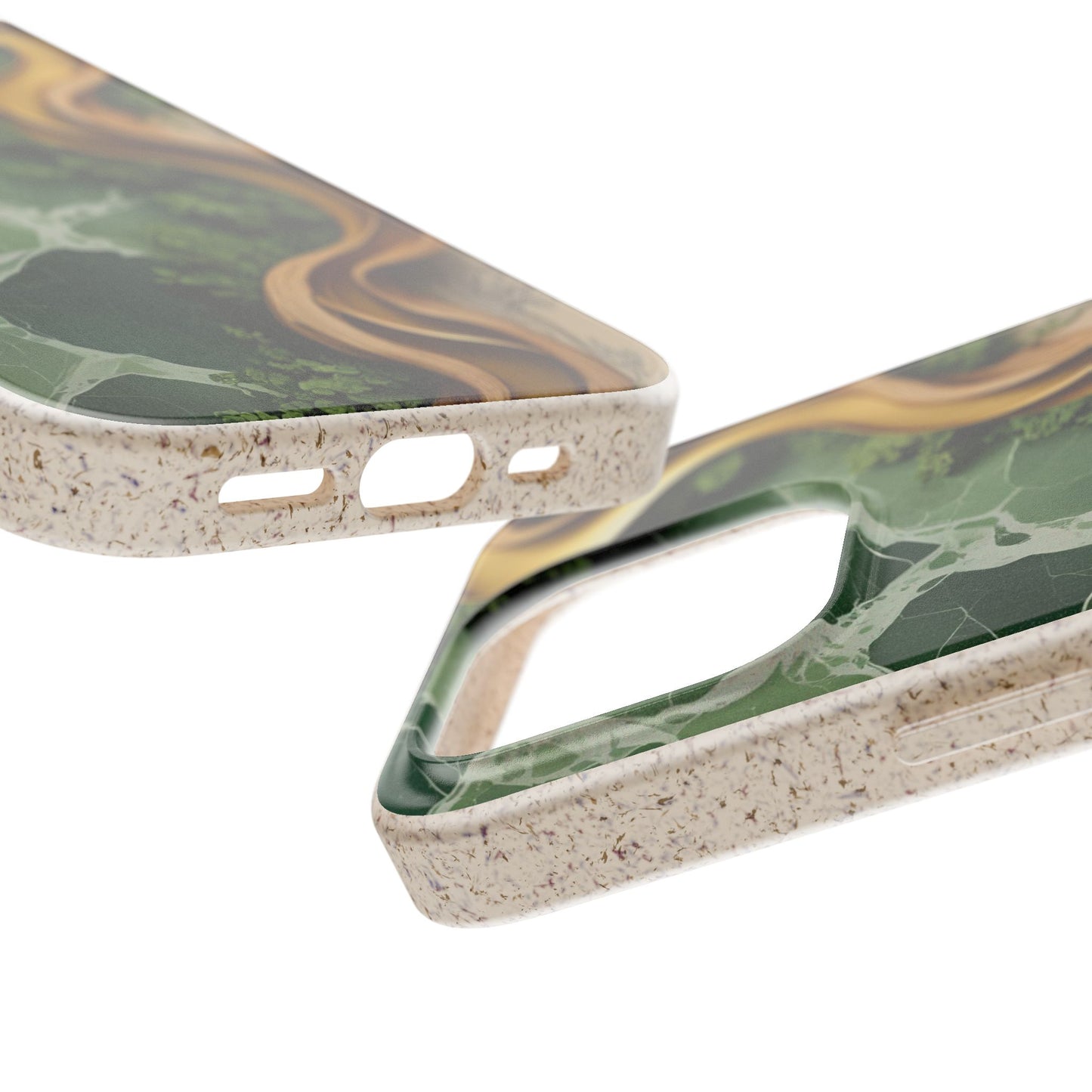 Marble Golden Wood - Biodegradable Case