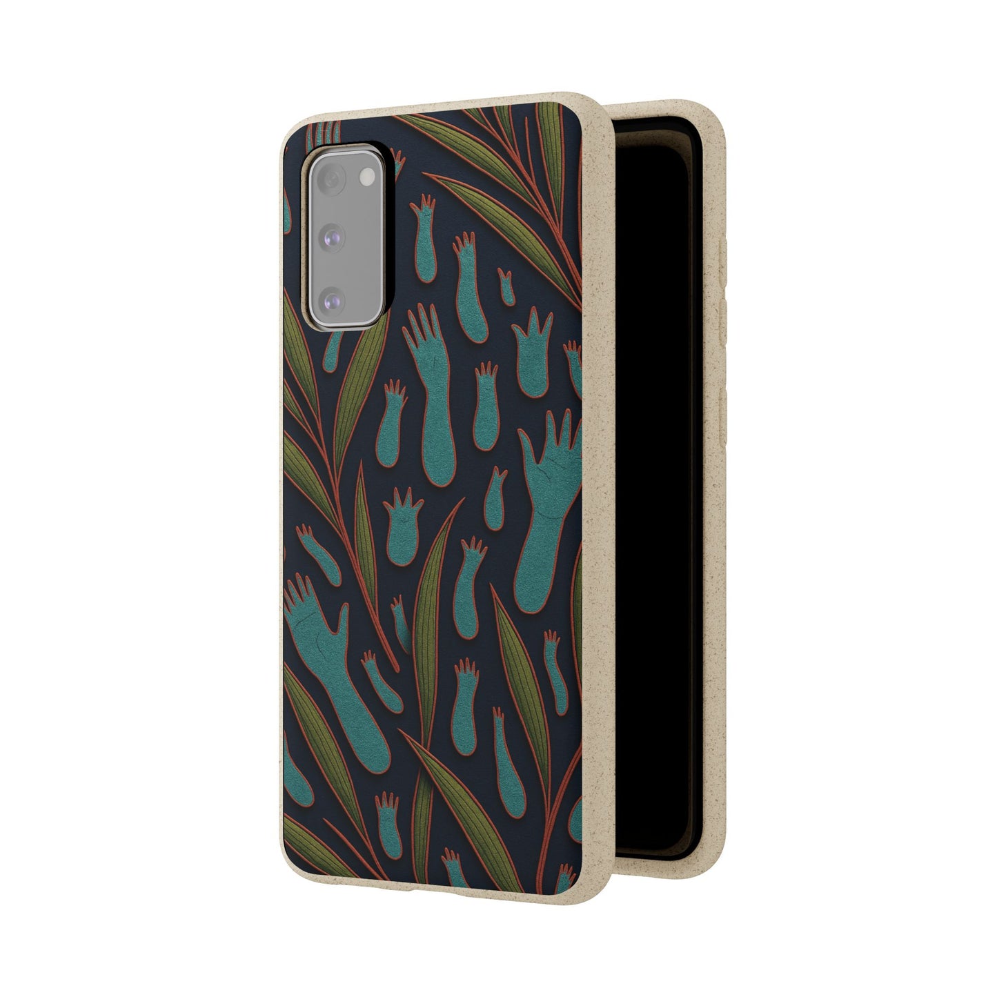 Handprints and Foliage - Biodegradable Case