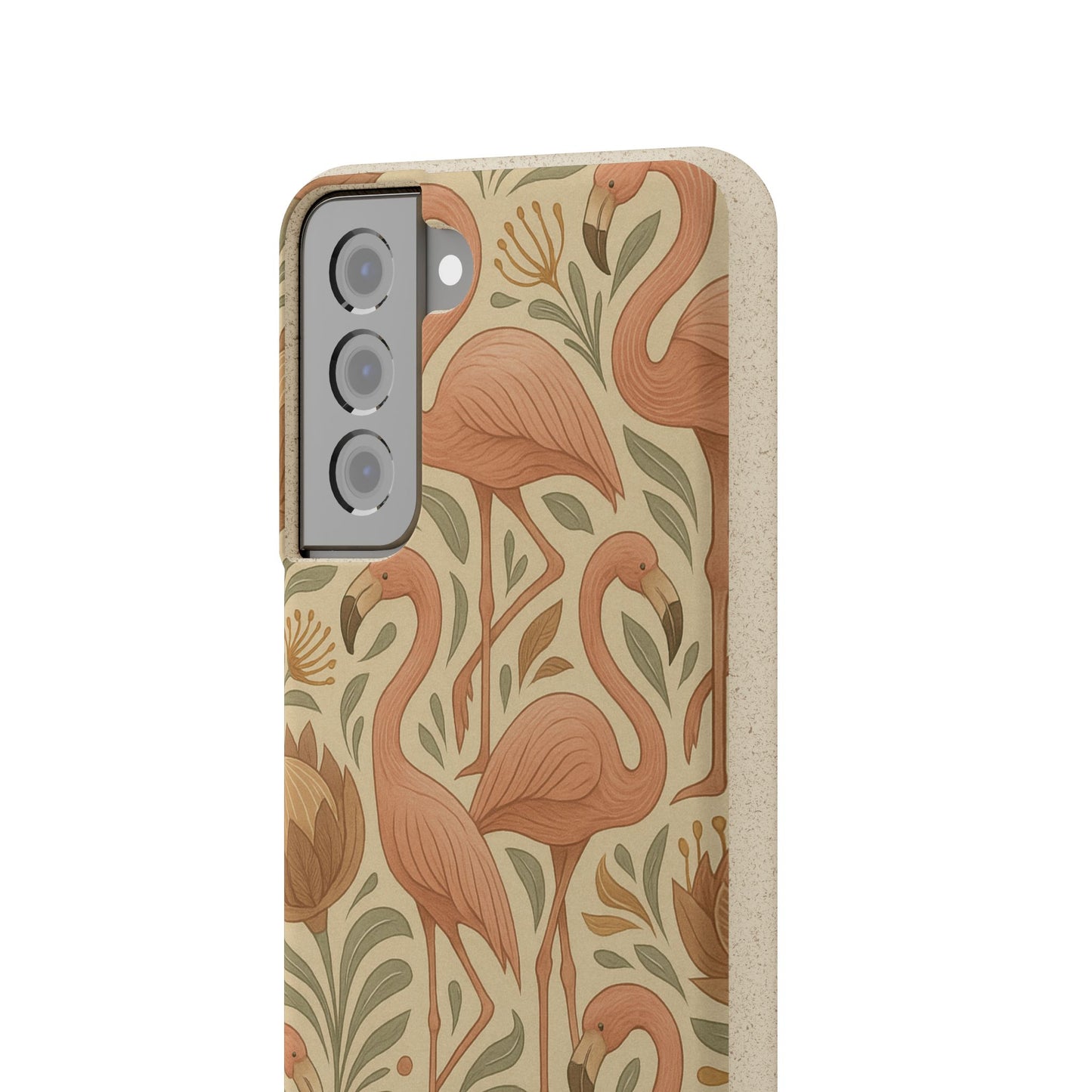 Eco-Natural Flamingo - Biodegradable Case