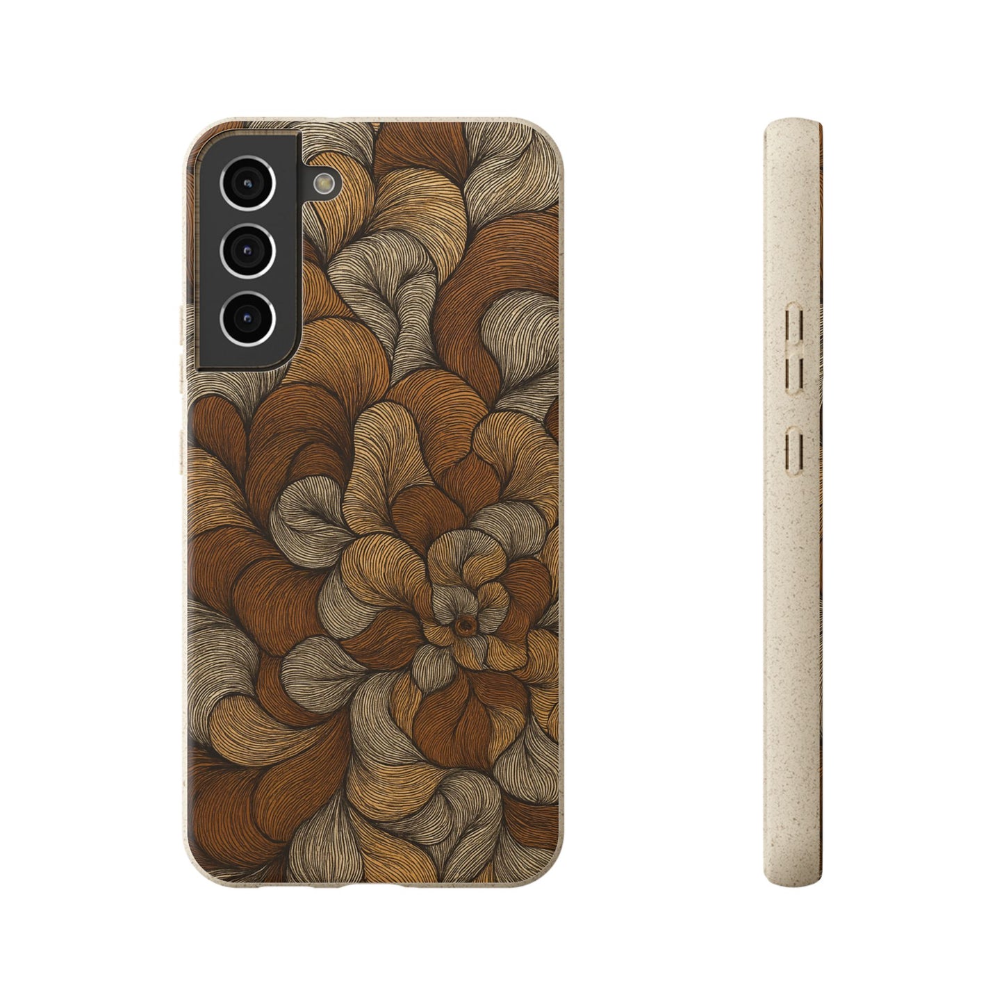 Earthy Mushroom Pedals - Biodegradable Case
