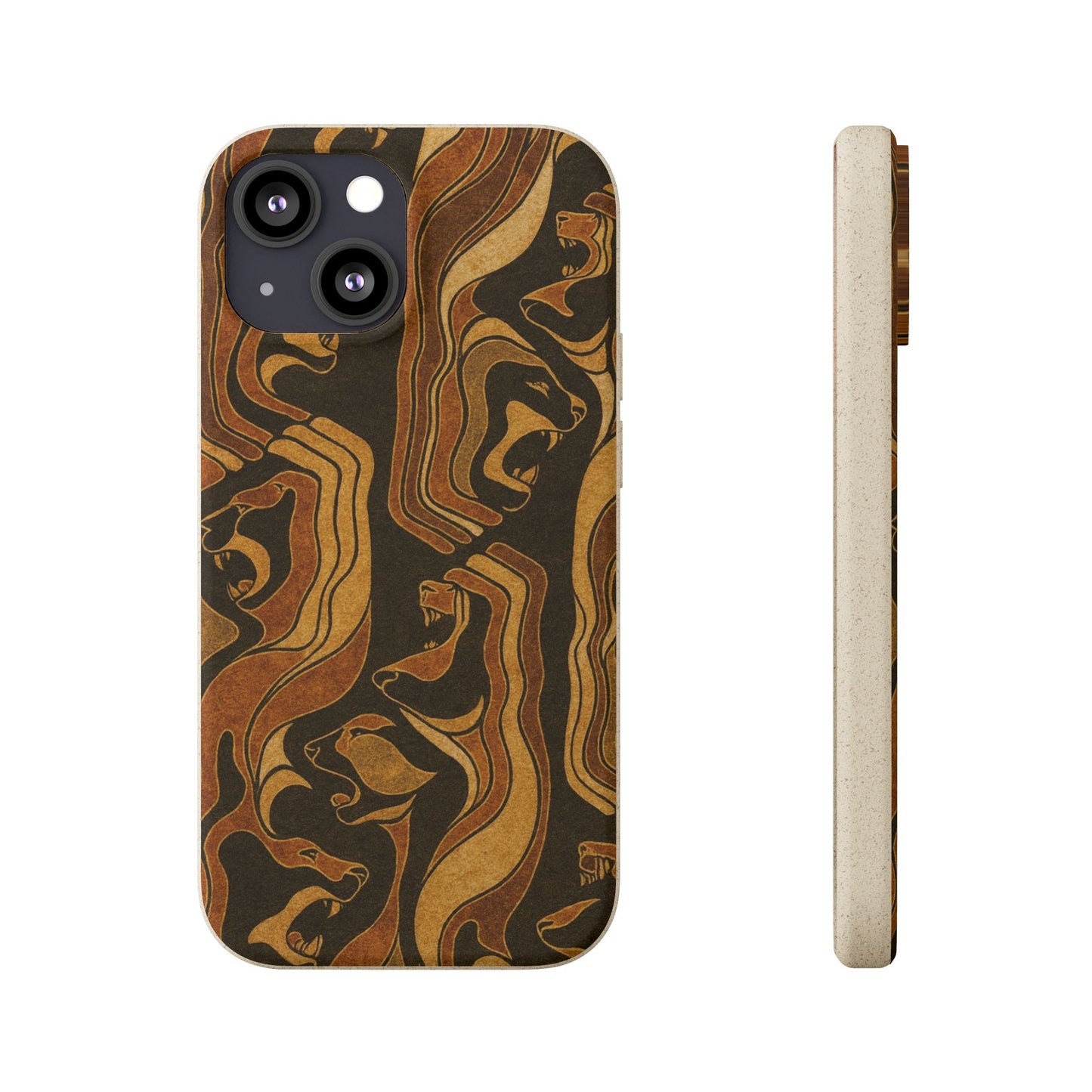 Wooden Wolves of Night - Biodegradable Case
