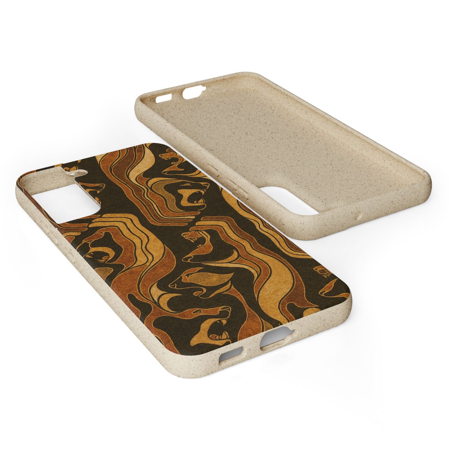Wooden Wolves of Night - Biodegradable Case