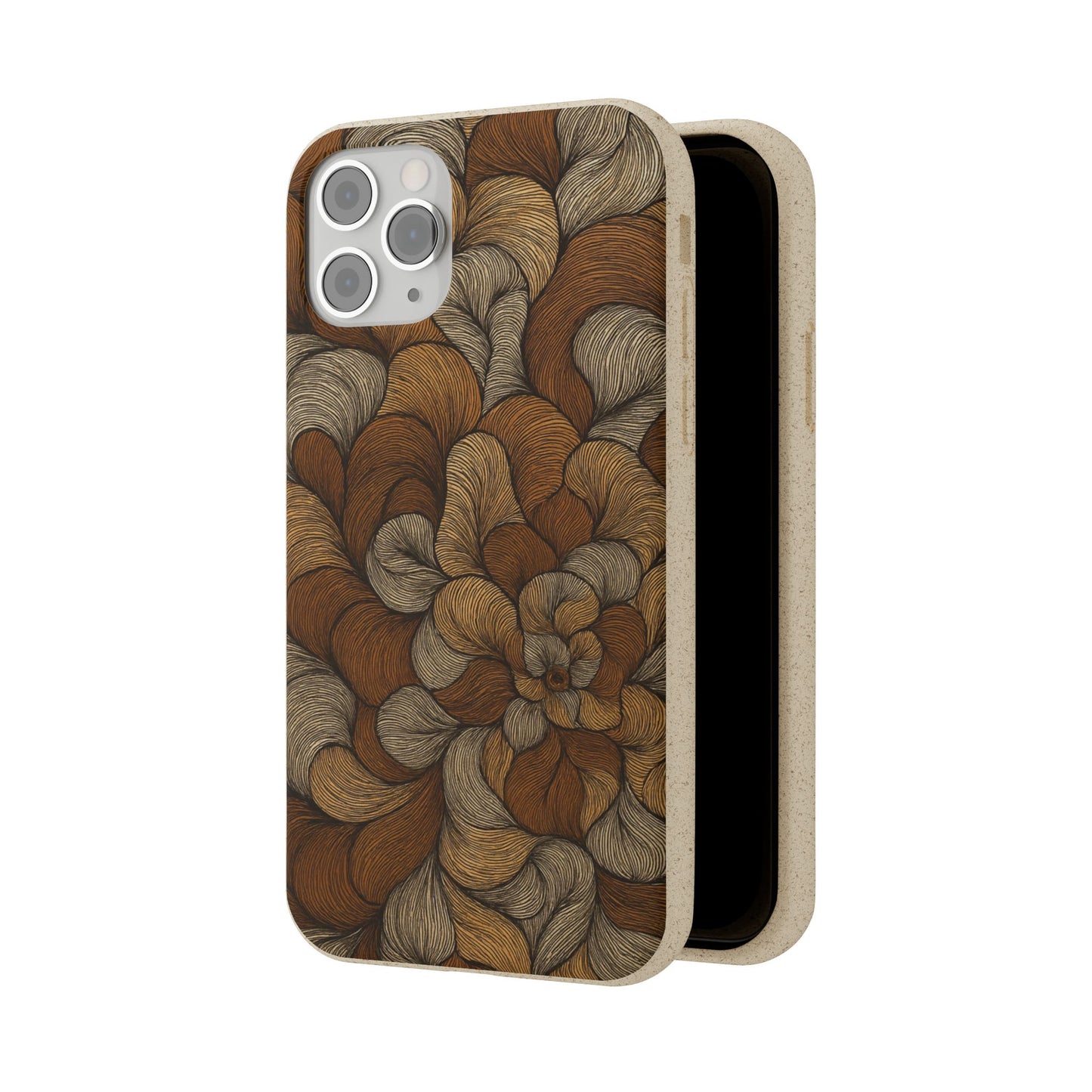Earthy Mushroom Pedals - Biodegradable Case