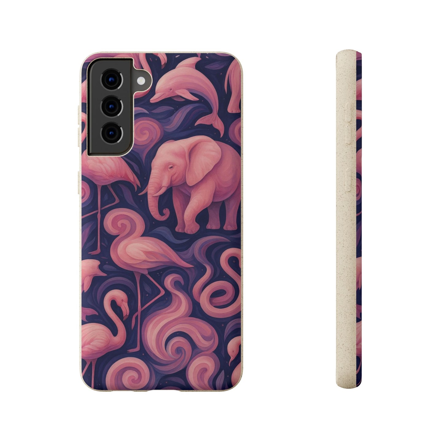 Pink Animalia - Biodegradable Case