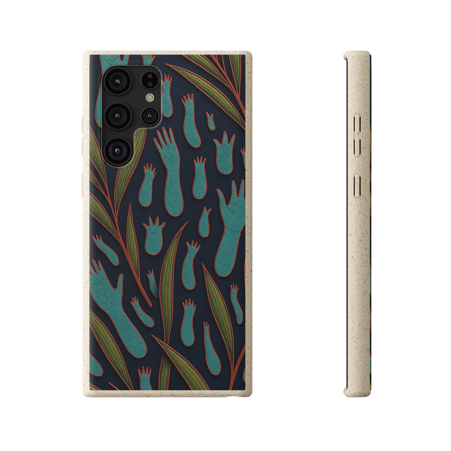 Handprints and Foliage - Biodegradable Case
