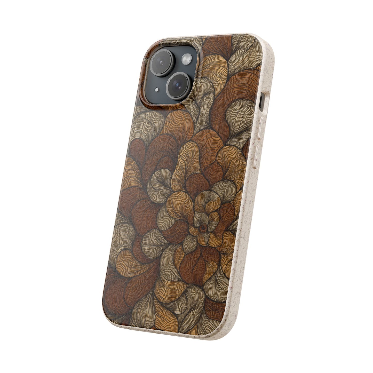 Earthy Mushroom Pedals - Biodegradable Case
